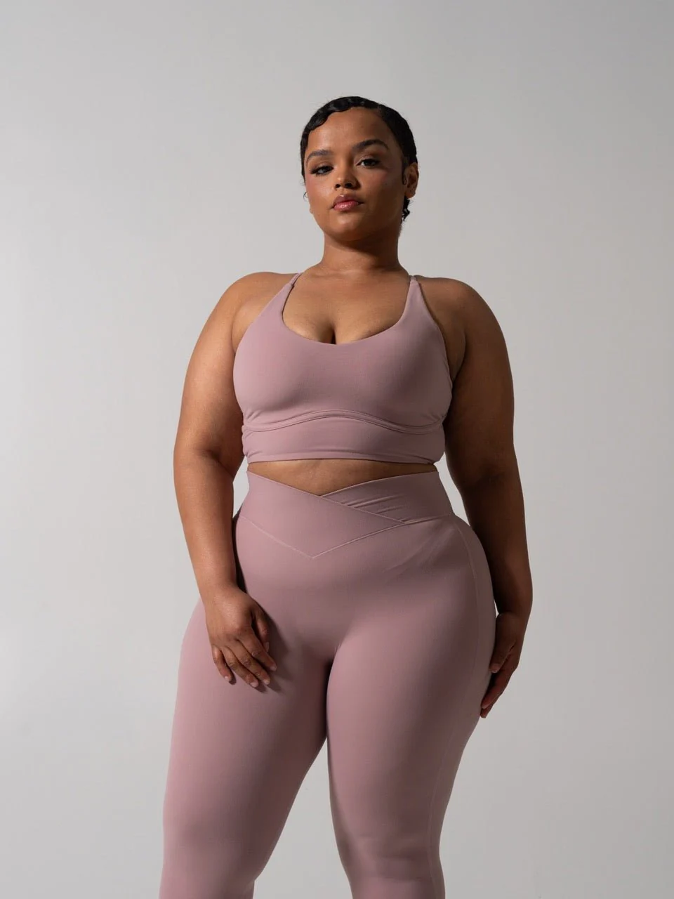 Poshknit Sports Bra - Rose Water - Image 6