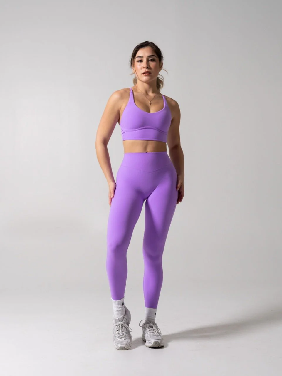 Poshknit Sports Bra - Taffy Purple - Image 2