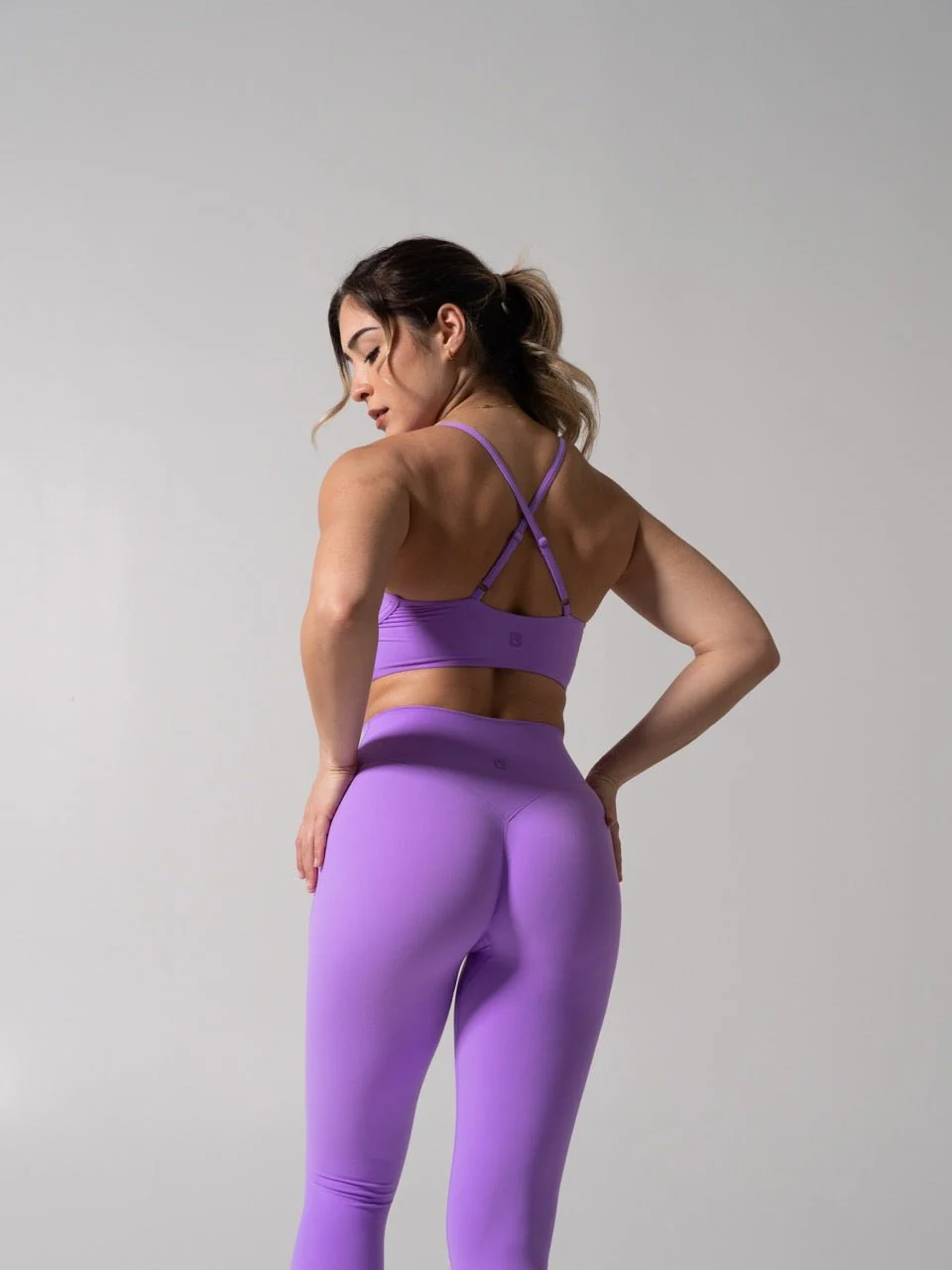 Poshknit Sports Bra - Taffy Purple - Image 6
