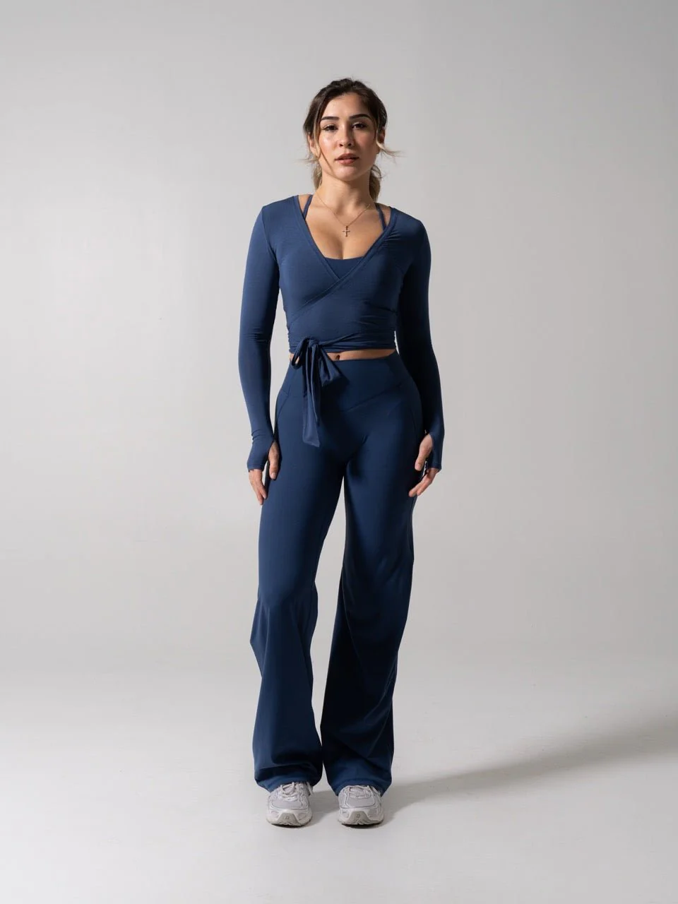 Poshknit Straight Leg Pant - Baked Blue - Image 2