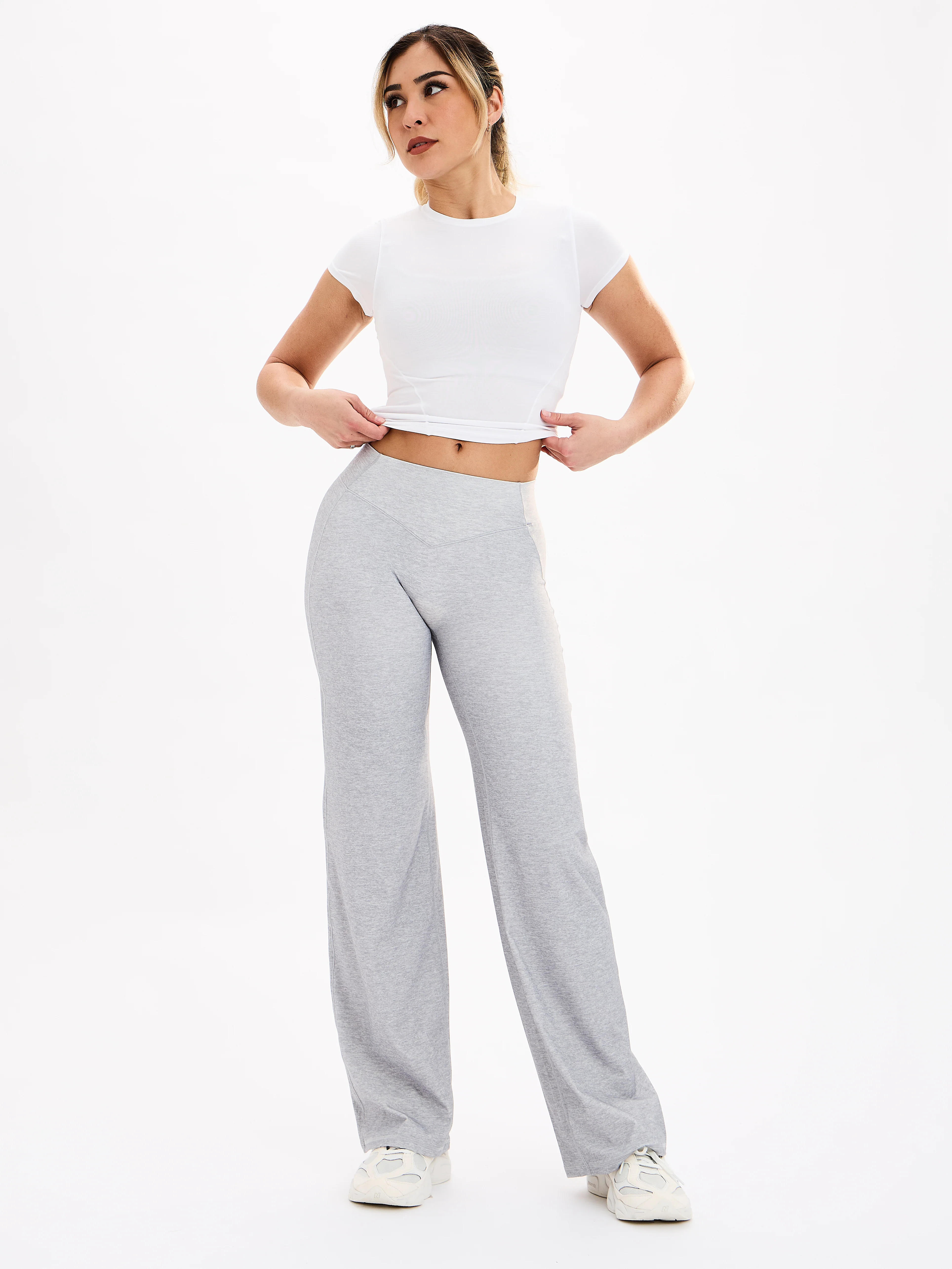 Poshknit Straight Leg Pant - Platinum - Image 5