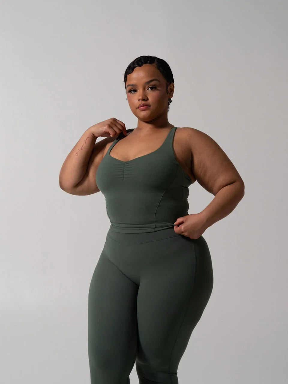 Poshknit Waist Tank - Limon Pepino - Image 3