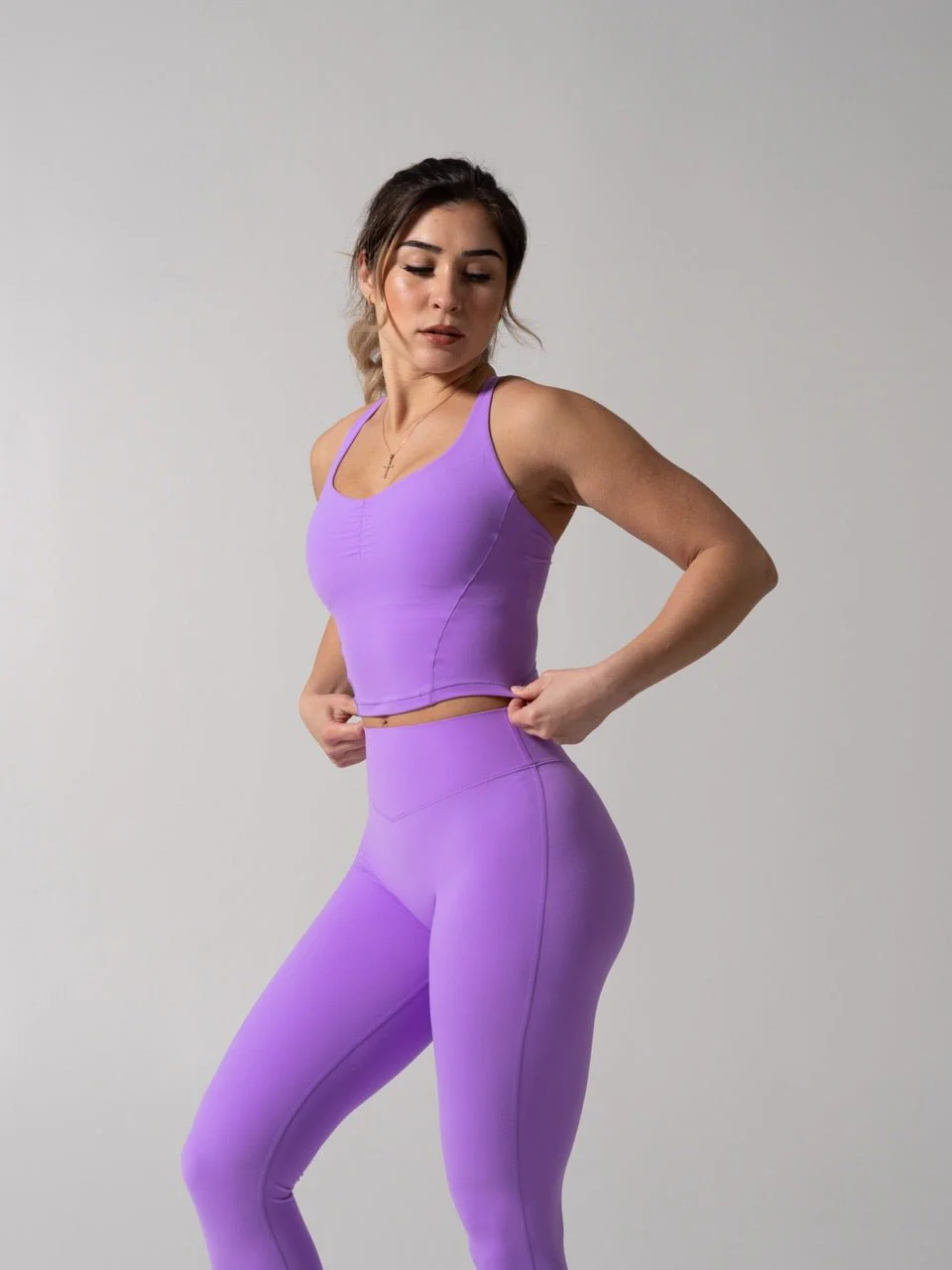 Poshknit Waist Tank - Taffy Purple - Image 2
