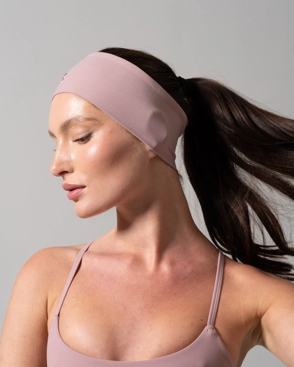 Poshknit Wide Headband - Rose Water - Image 3