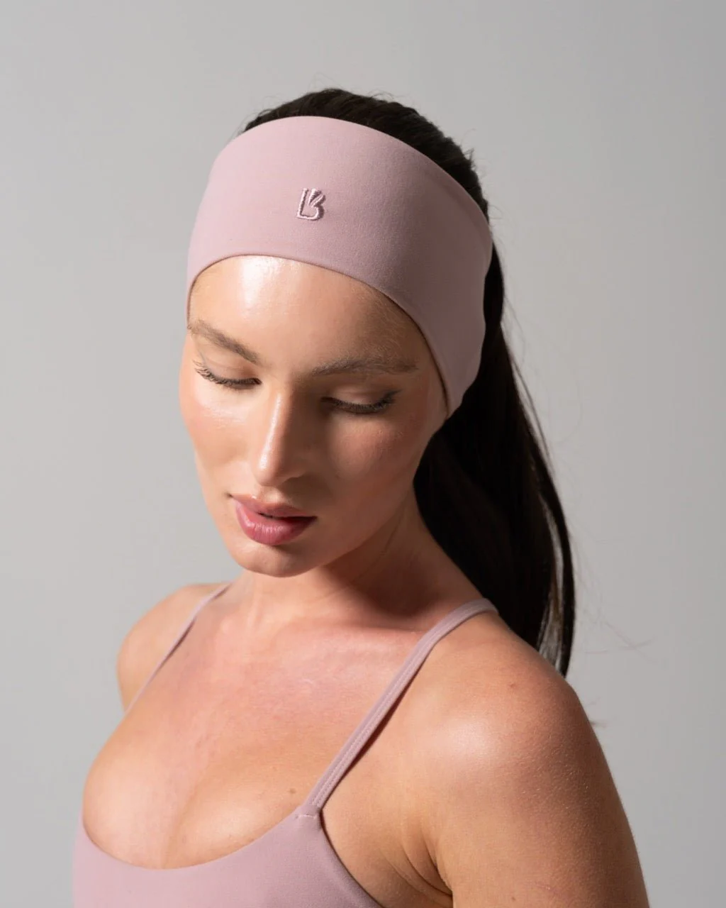Poshknit Wide Headband - Rose Water - Image 4