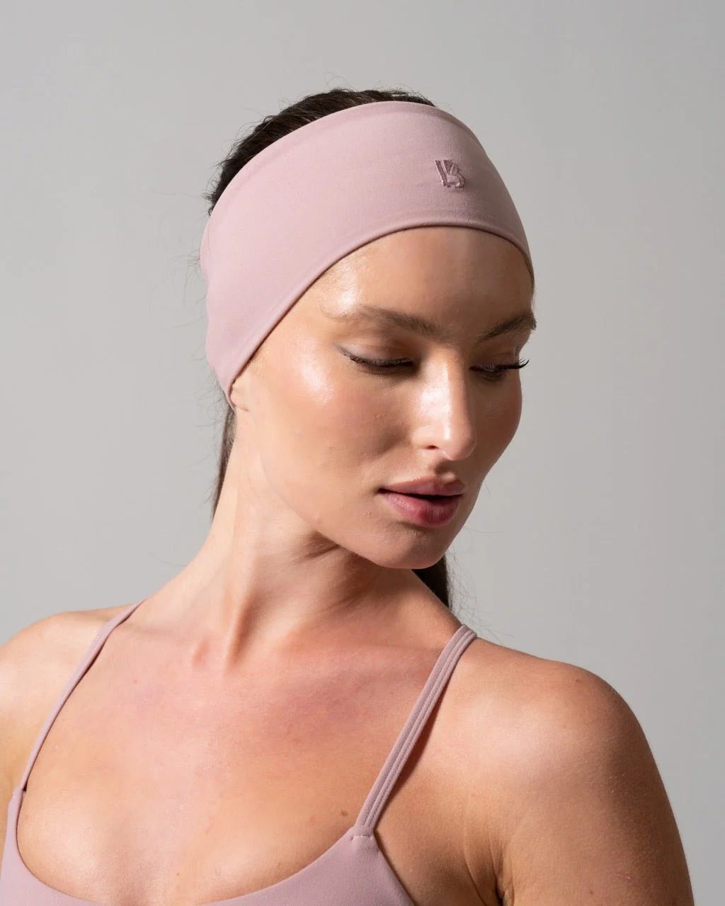 Poshknit Wide Headband - Rose Water - Image 5