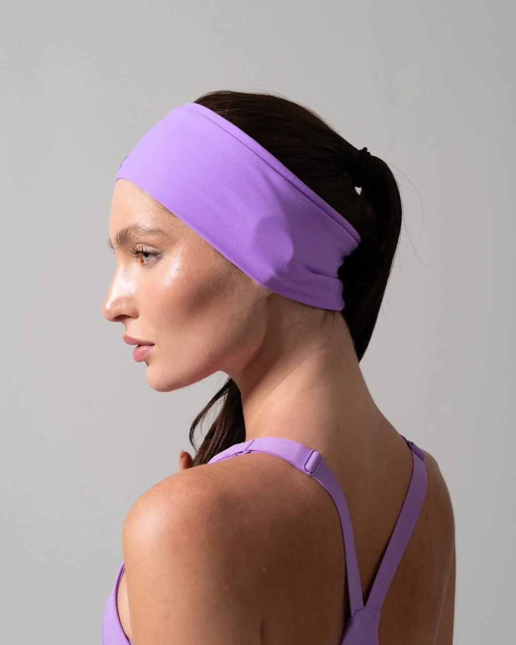 Poshknit Wide Headband - Taffy Purple - Image 2