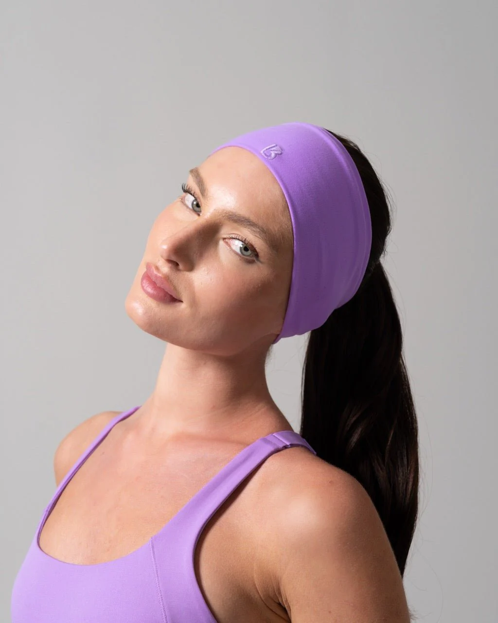Poshknit Wide Headband - Taffy Purple - Image 3