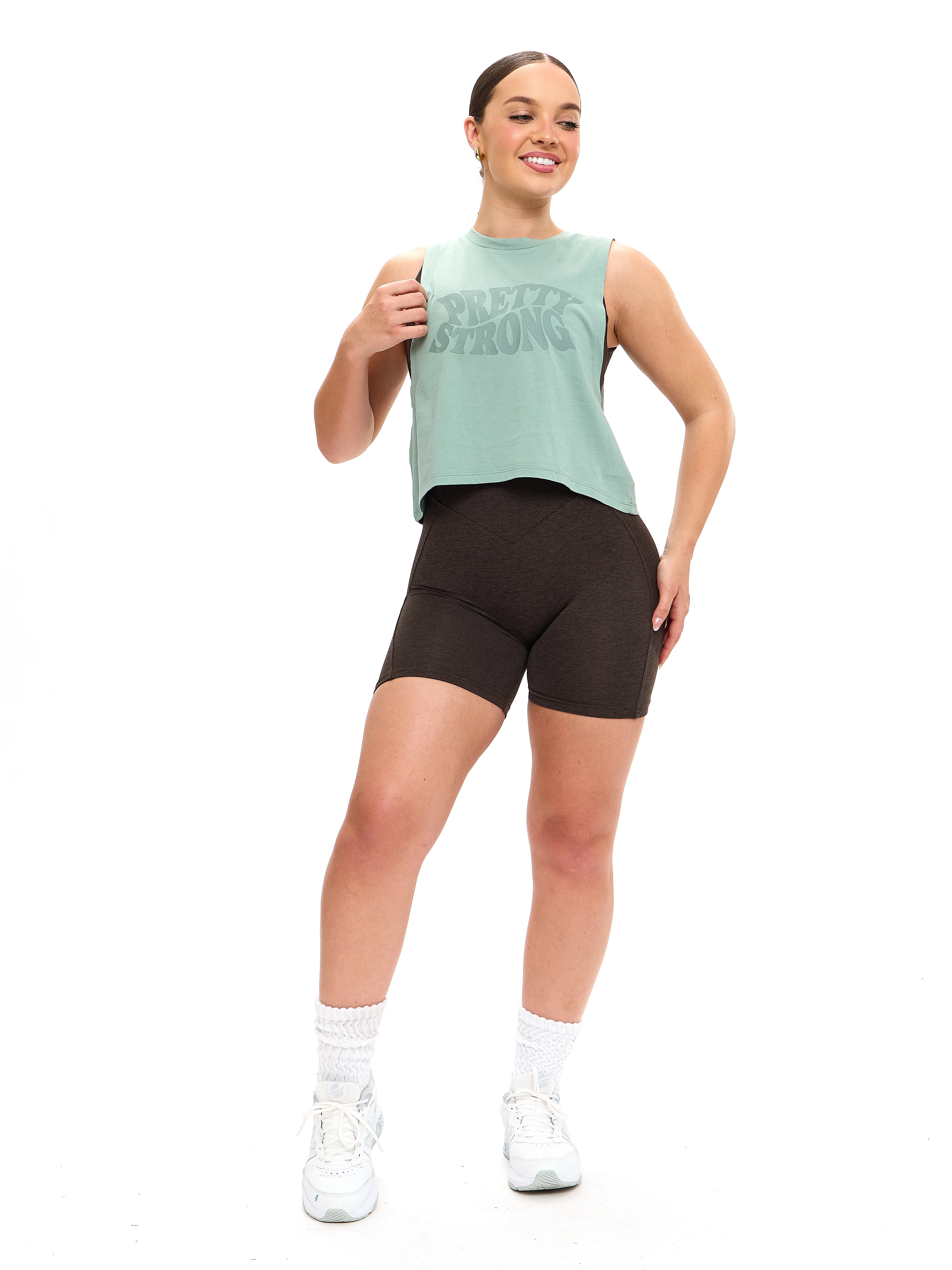 Pretty Crop Tank - Arctic Moss - Image 4