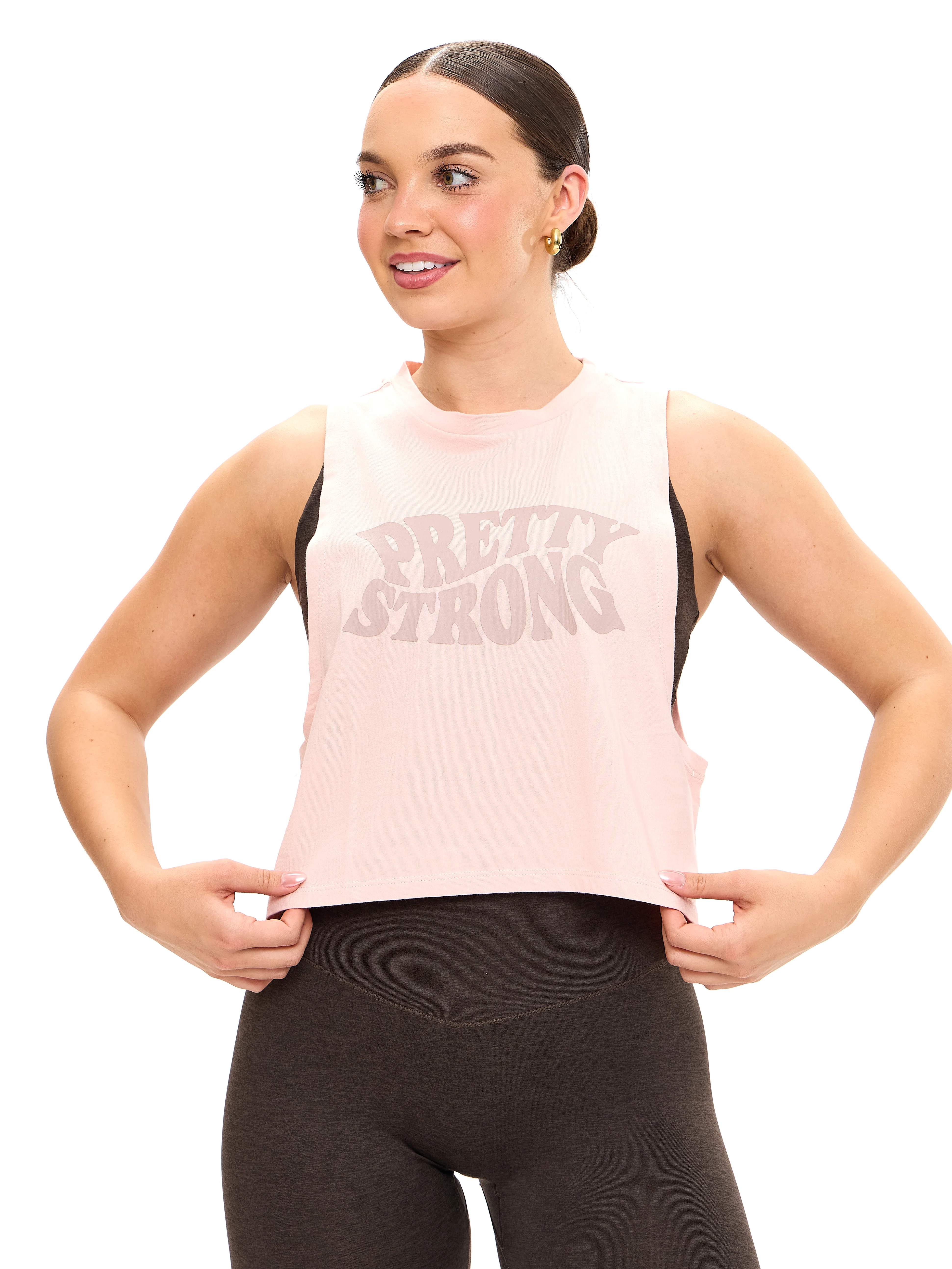 Pretty Crop Tank - Strawberry Milk - Image 5