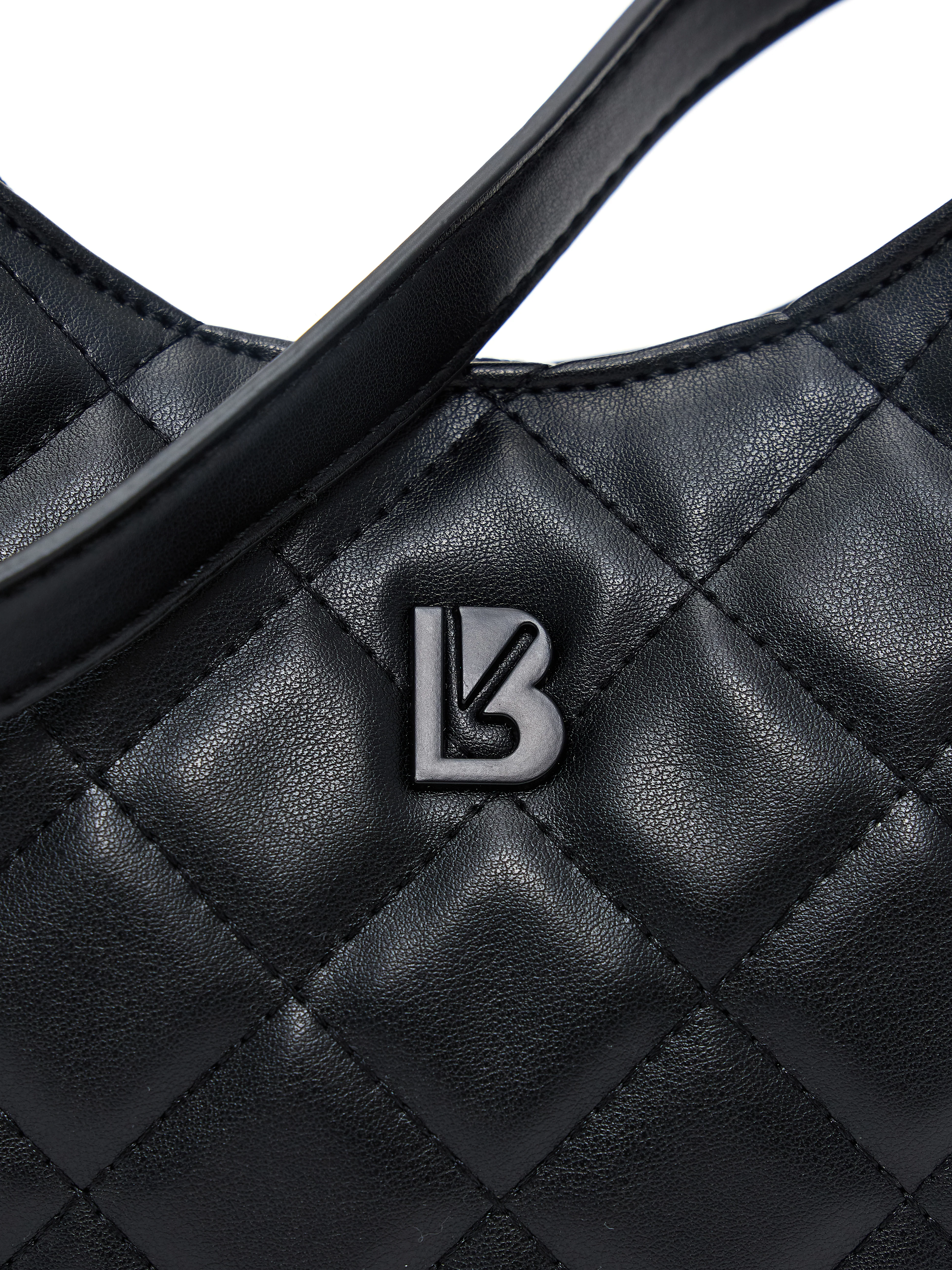 Quilted Crossbody Purse - Onyx Black - Image 5