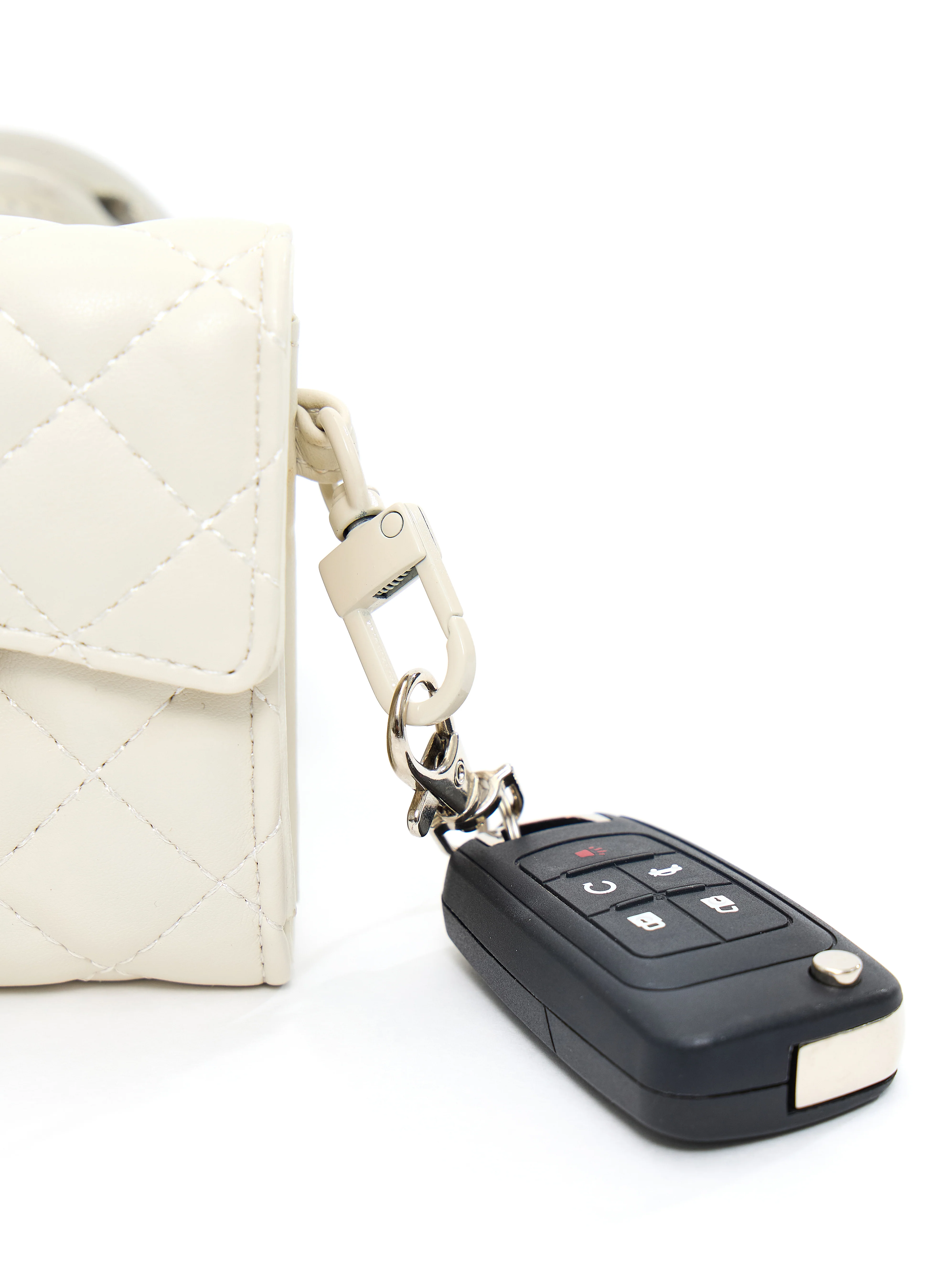 Quilted Wallet - Bone - Image 5