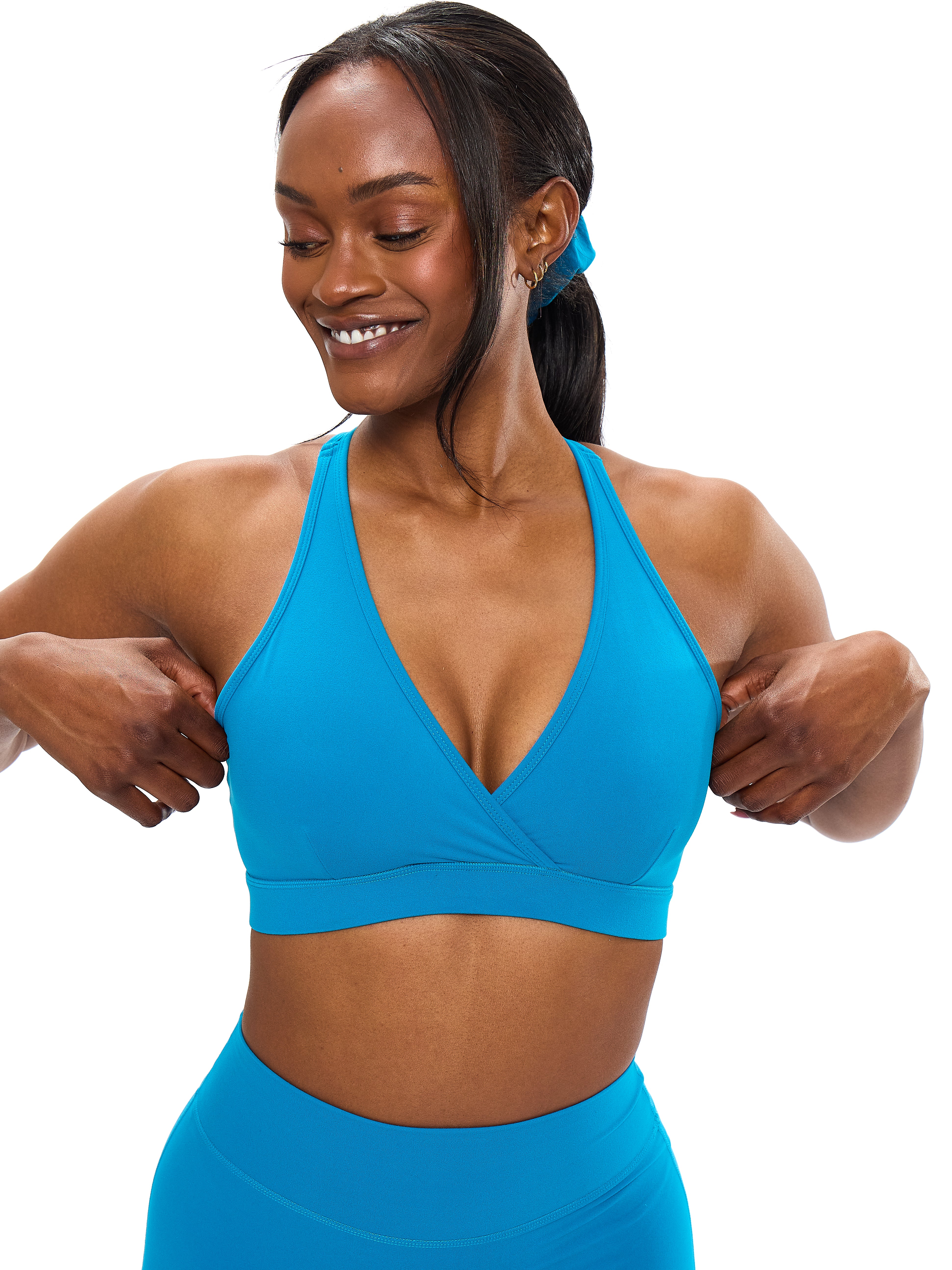 Reversible RacerBack Sports Bra - Warhead and Cotton Candy - Image 3
