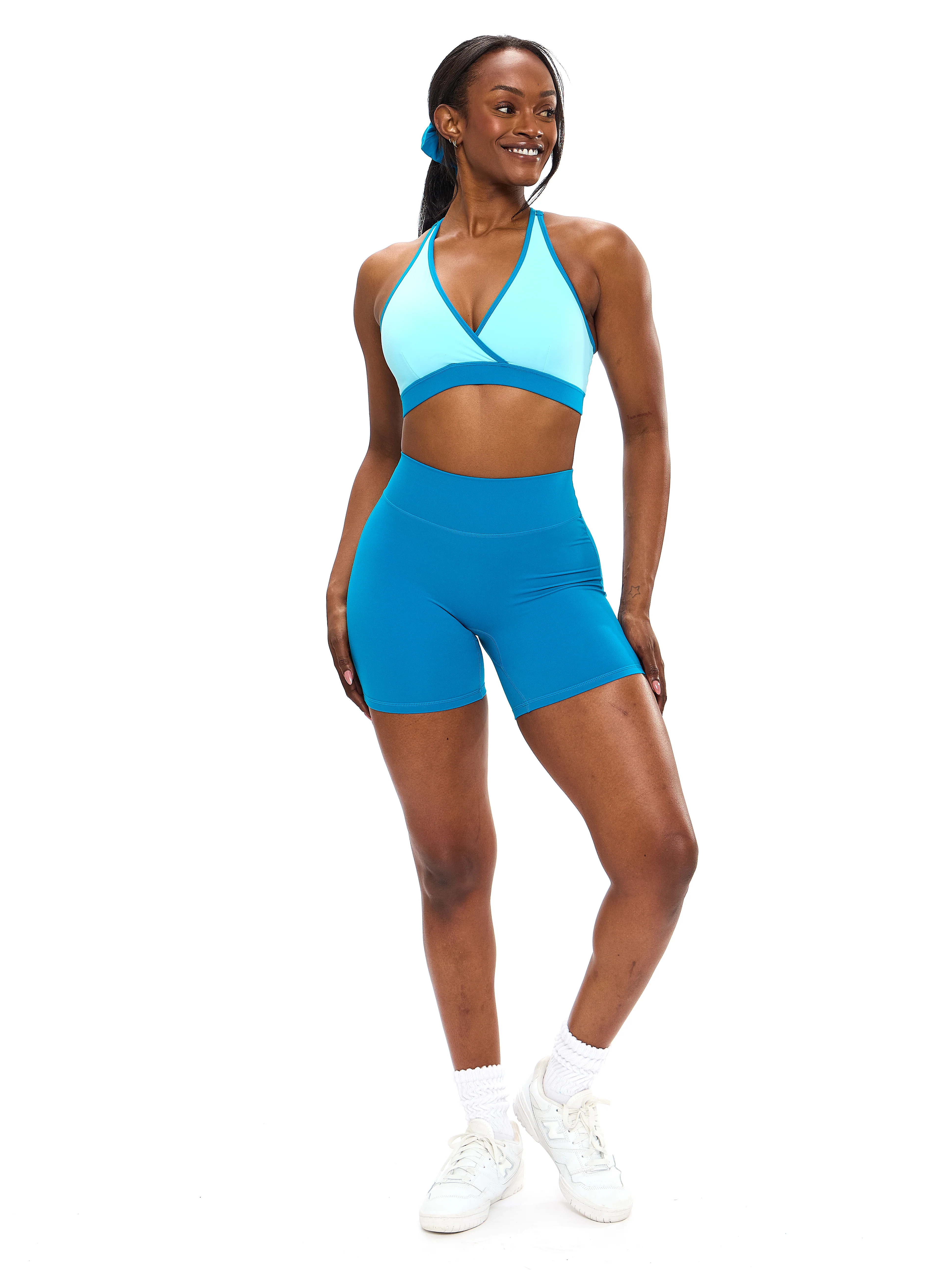 Reversible RacerBack Sports Bra - Warhead and Cotton Candy - Image 6