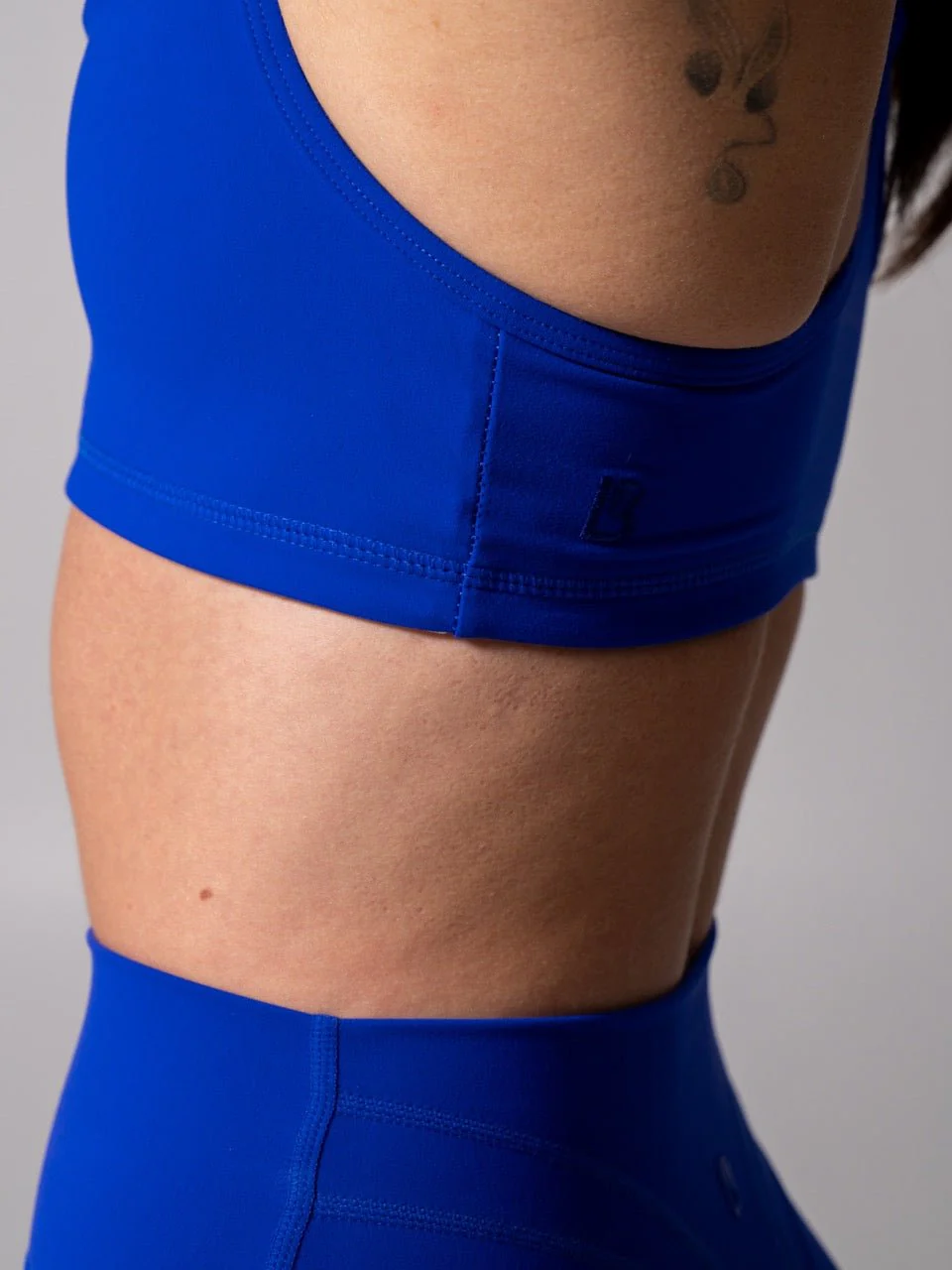 Reversible Sports Bra - Rio Blue and White - Image 9