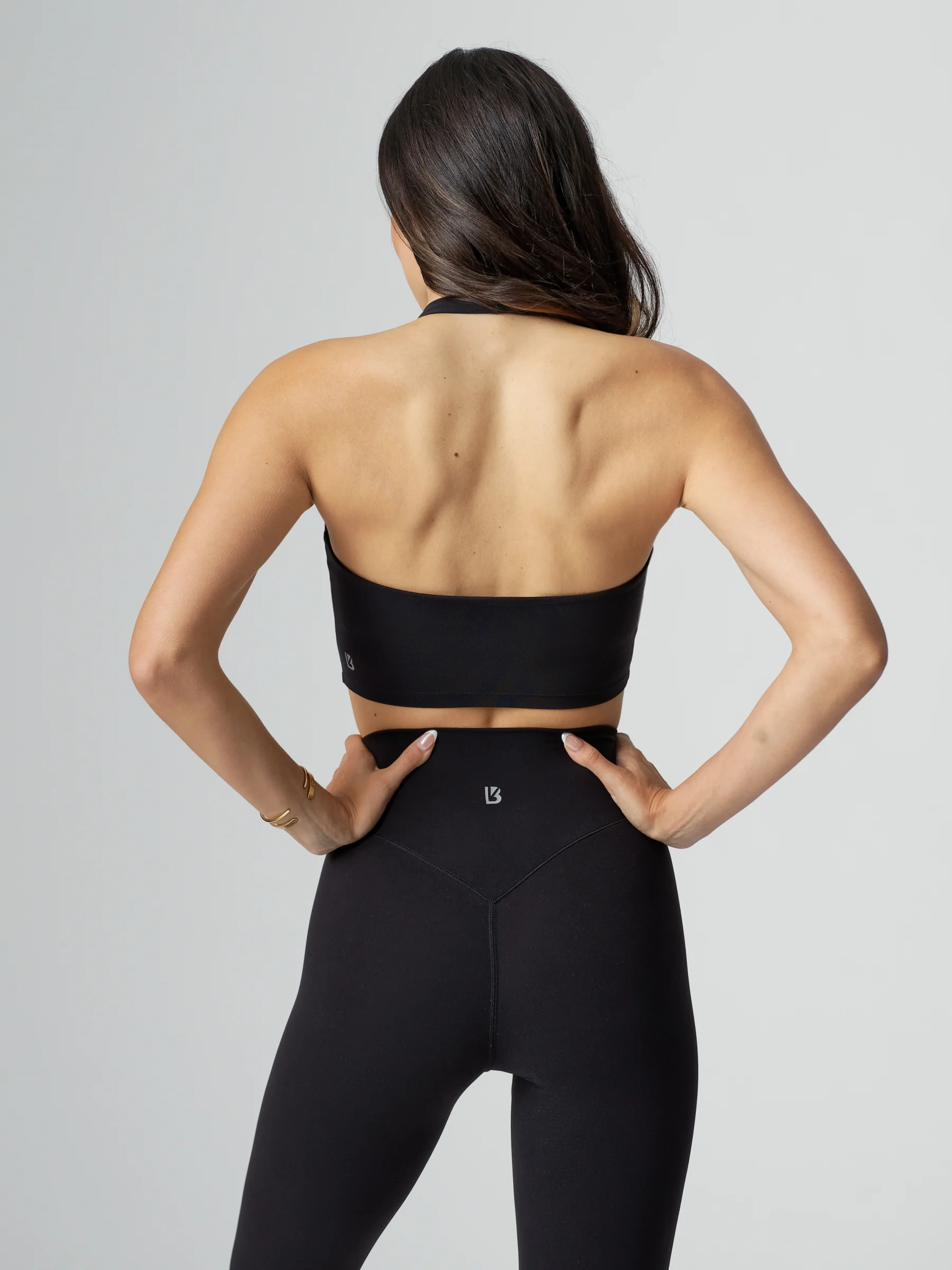 Revolution Halter Crop - Onyx Black - Image 4