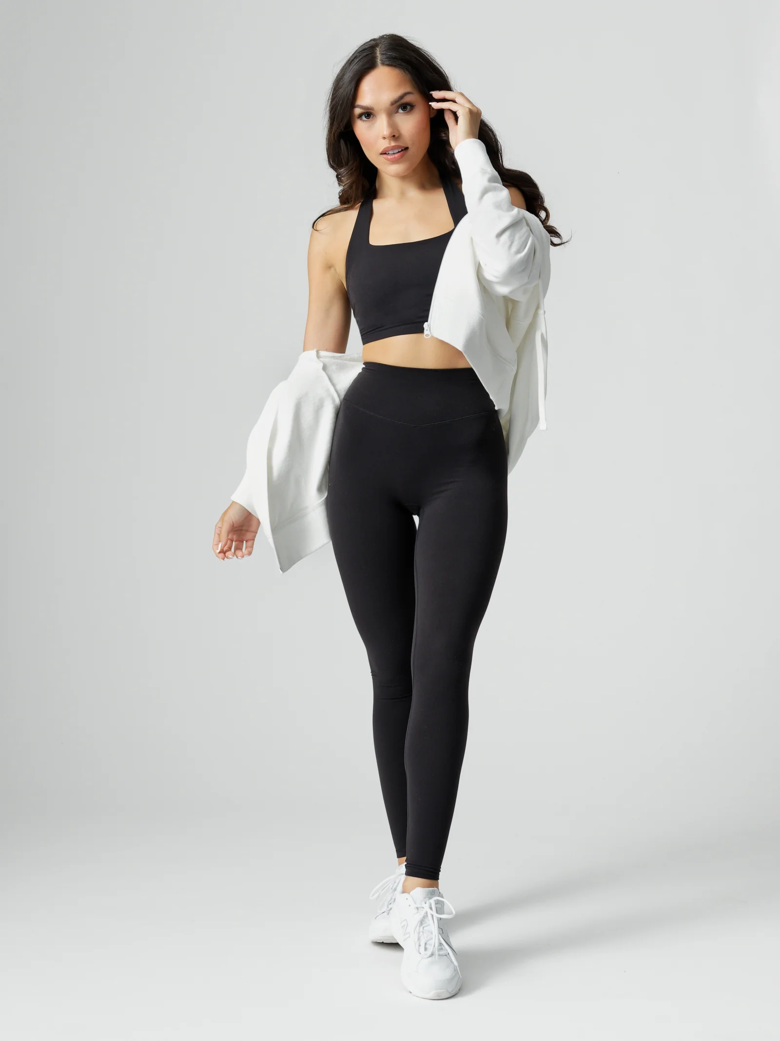 Revolution Halter Crop - Onyx Black - Image 6