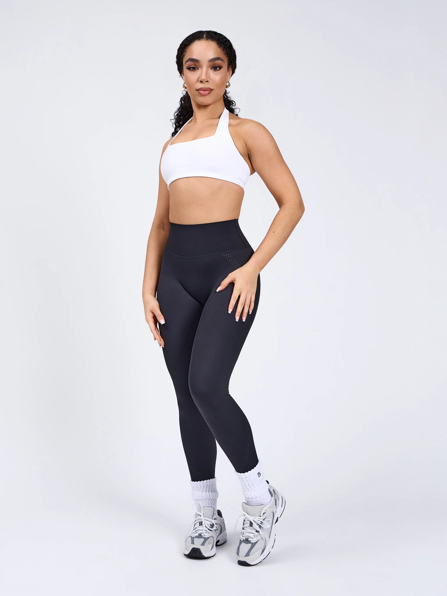 Revolution Halter Sports Bra - White - Image 6