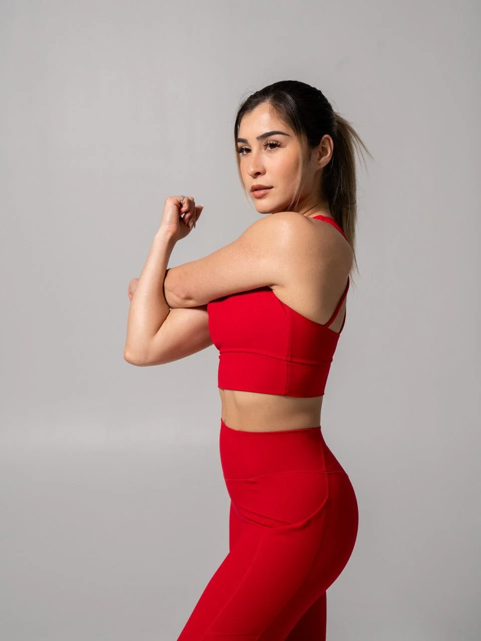 Revolution Sports Bra - Lipstick Red - Image 3