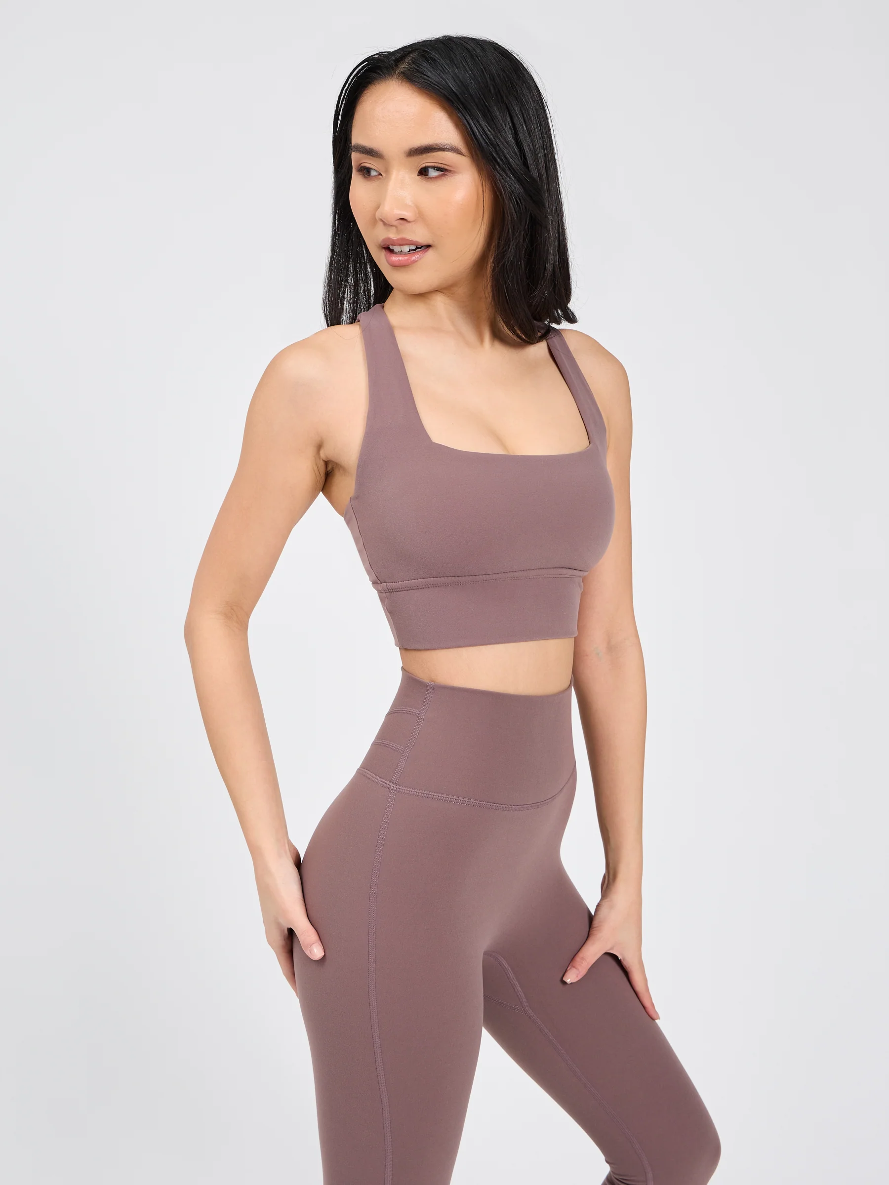 Revolution Sports Bra - Mocha Berry - Image 4