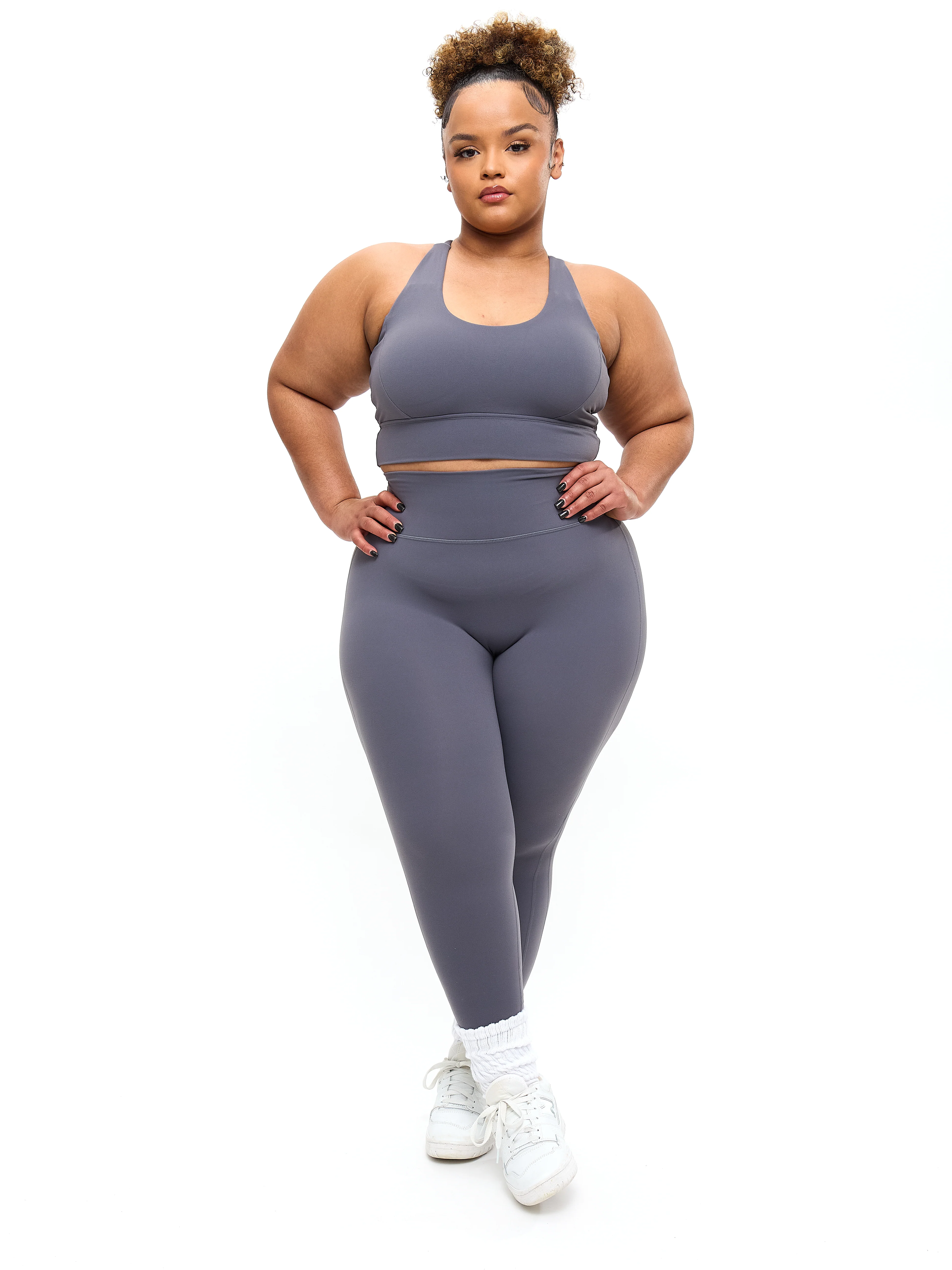 Rosa Sports Bra - Blue Steel - Image 4