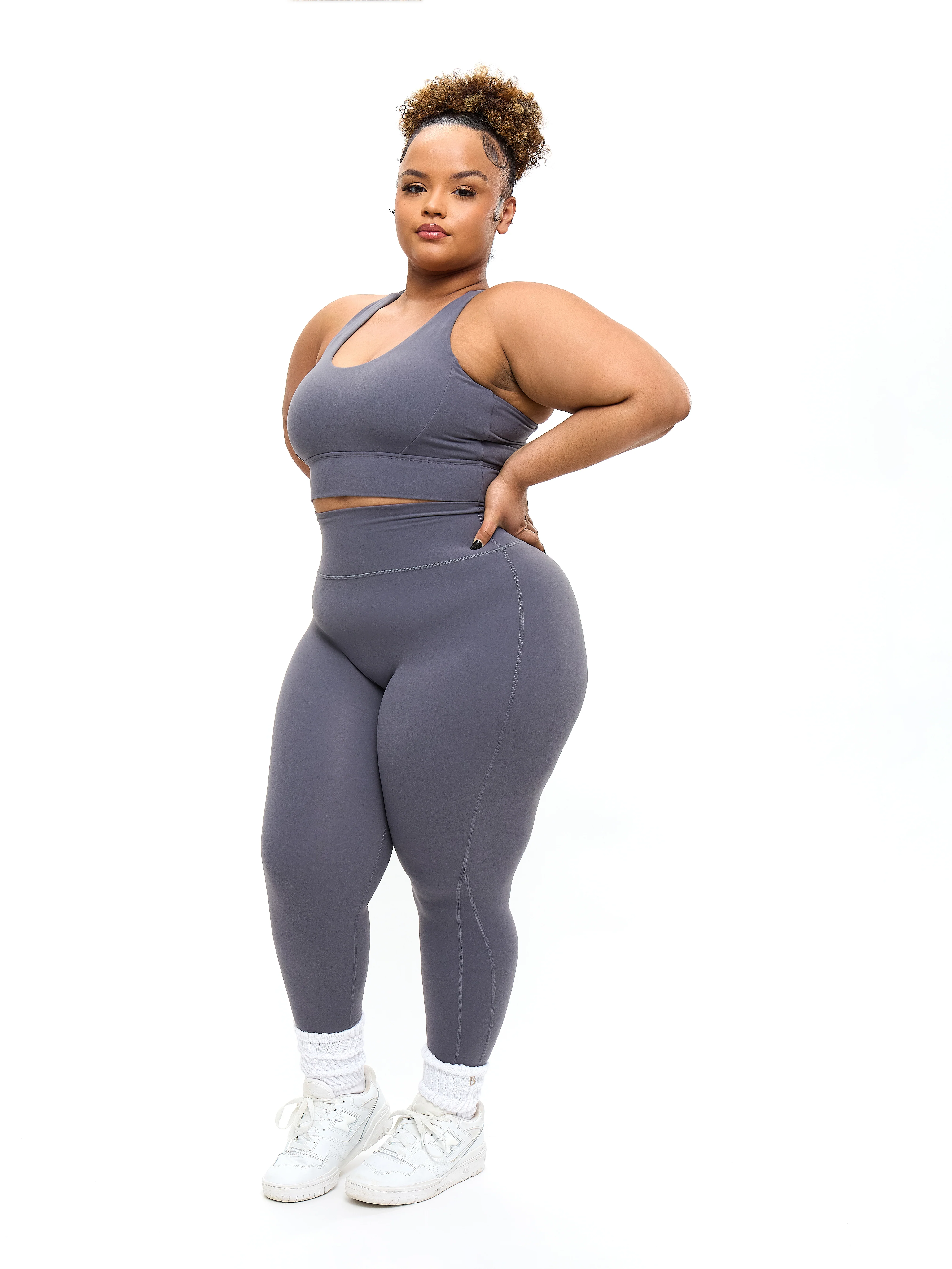 Rosa Sports Bra - Blue Steel - Image 5