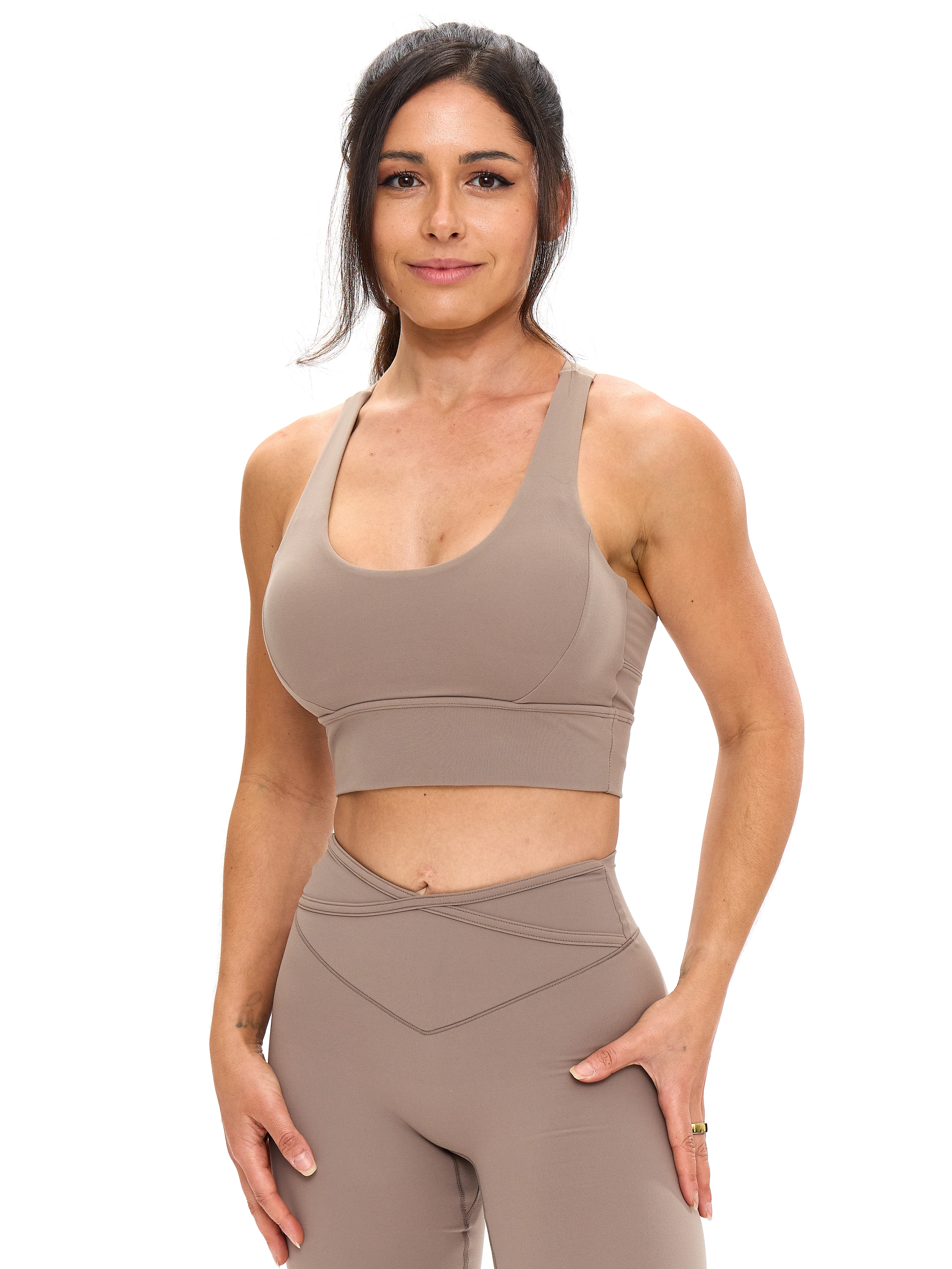 Rosa Sports Bra - Chai Latte - Image 2