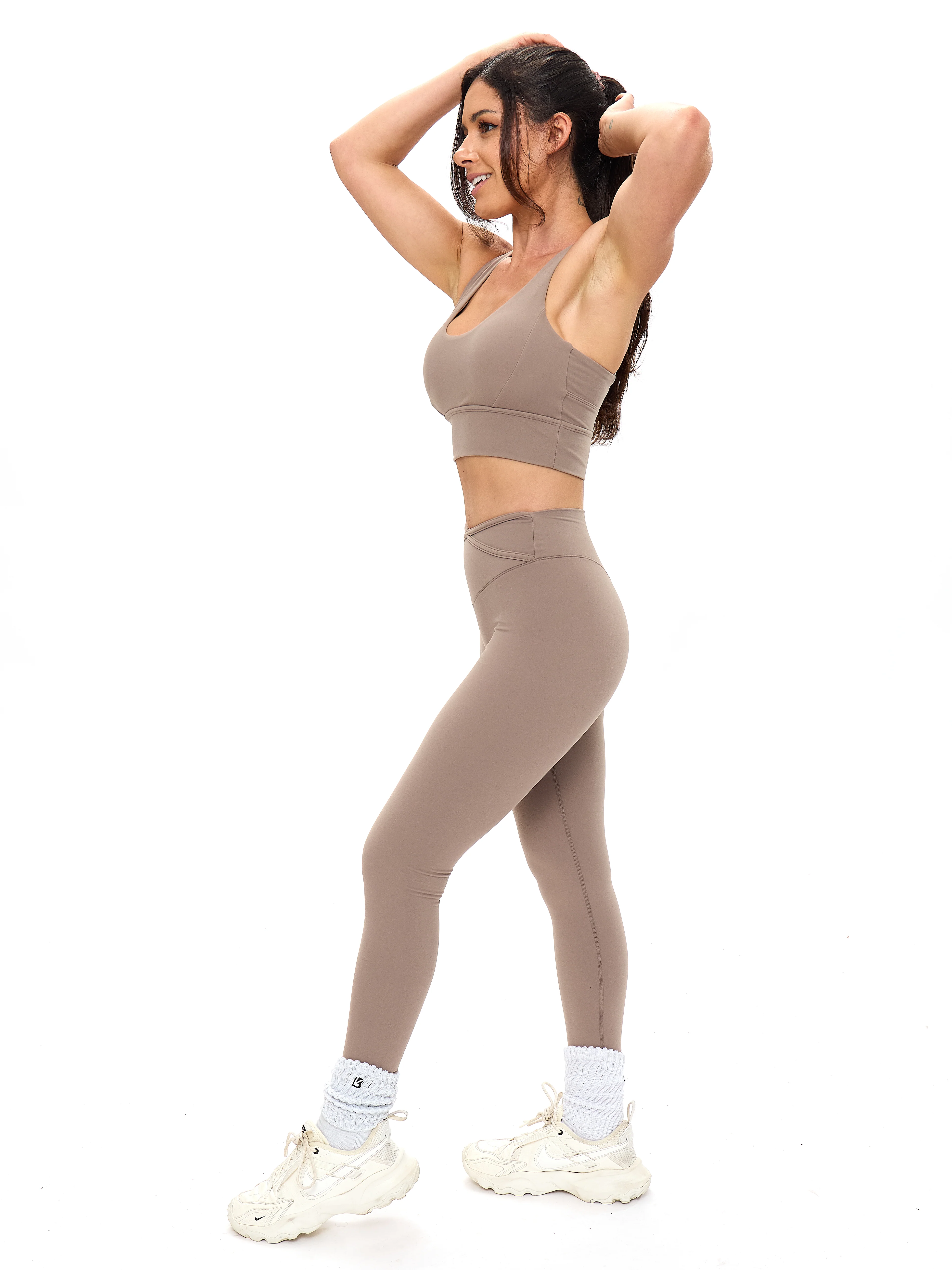 Rosa Sports Bra - Chai Latte - Image 3