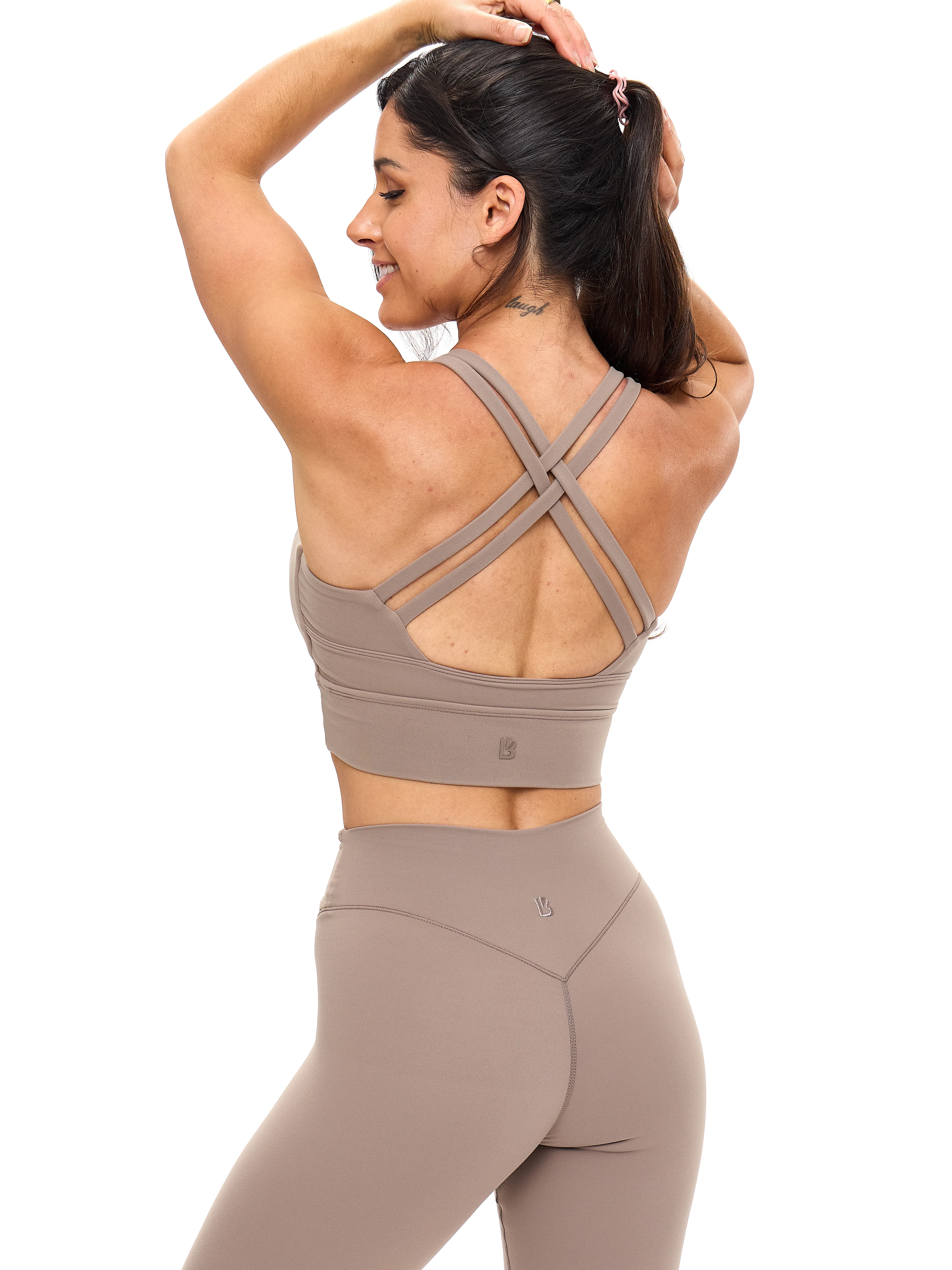 Rosa Sports Bra - Chai Latte - Image 5