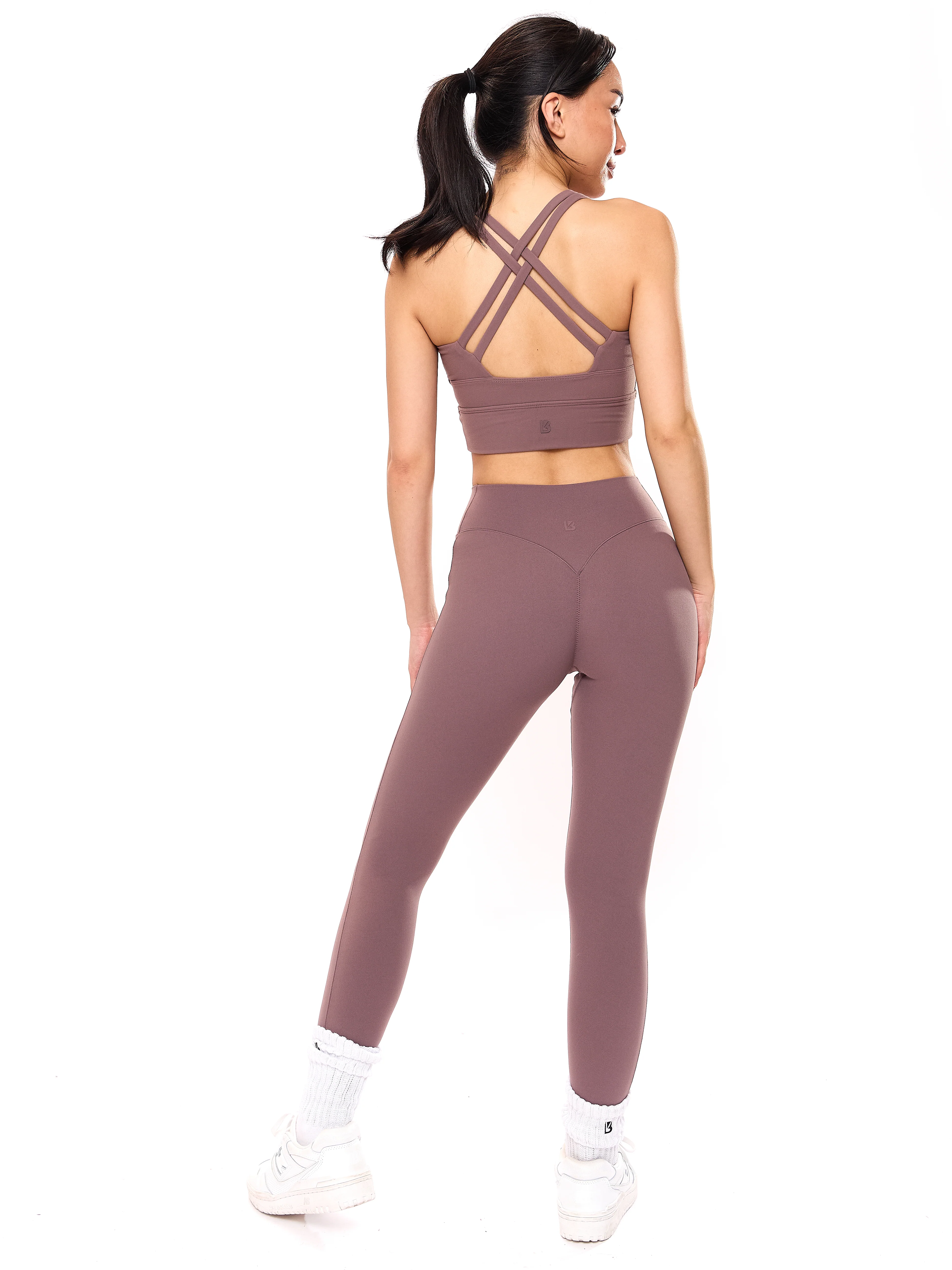 Rosa Sports Bra - Mocha Berry - Image 4