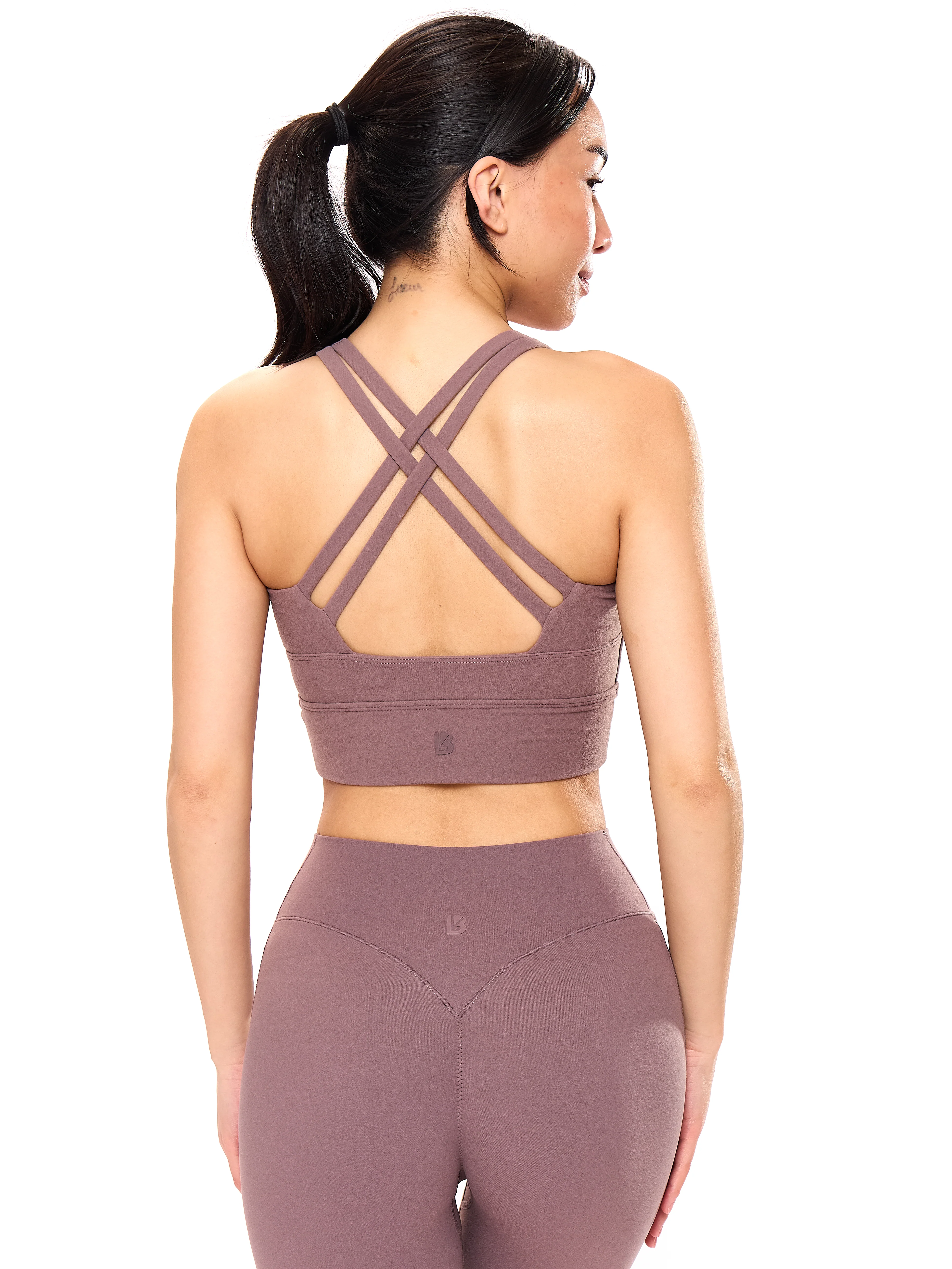 Rosa Sports Bra - Mocha Berry - Image 5