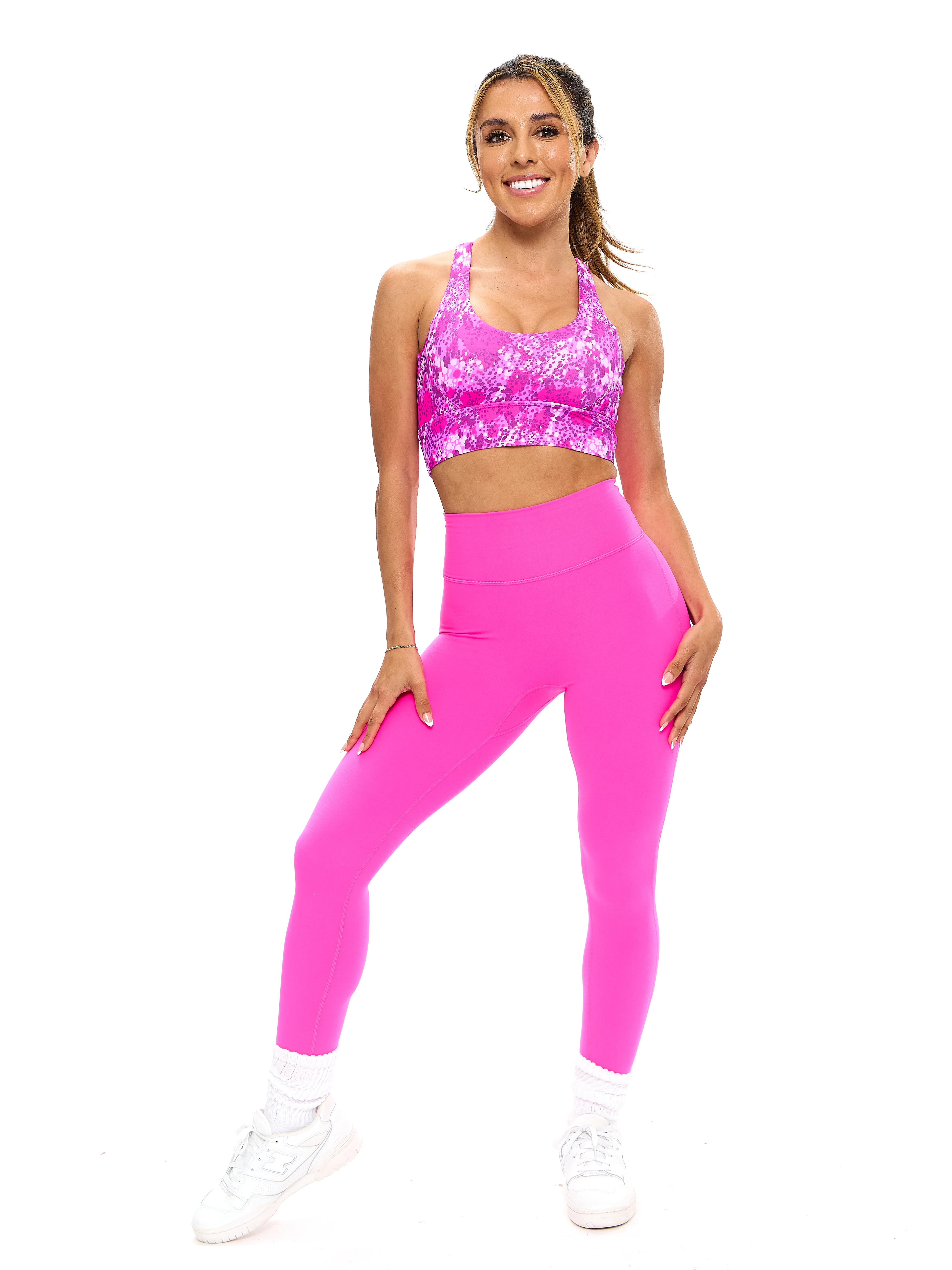 Rosa Sports Bra - Pop Rocks Fashun Print - Image 6