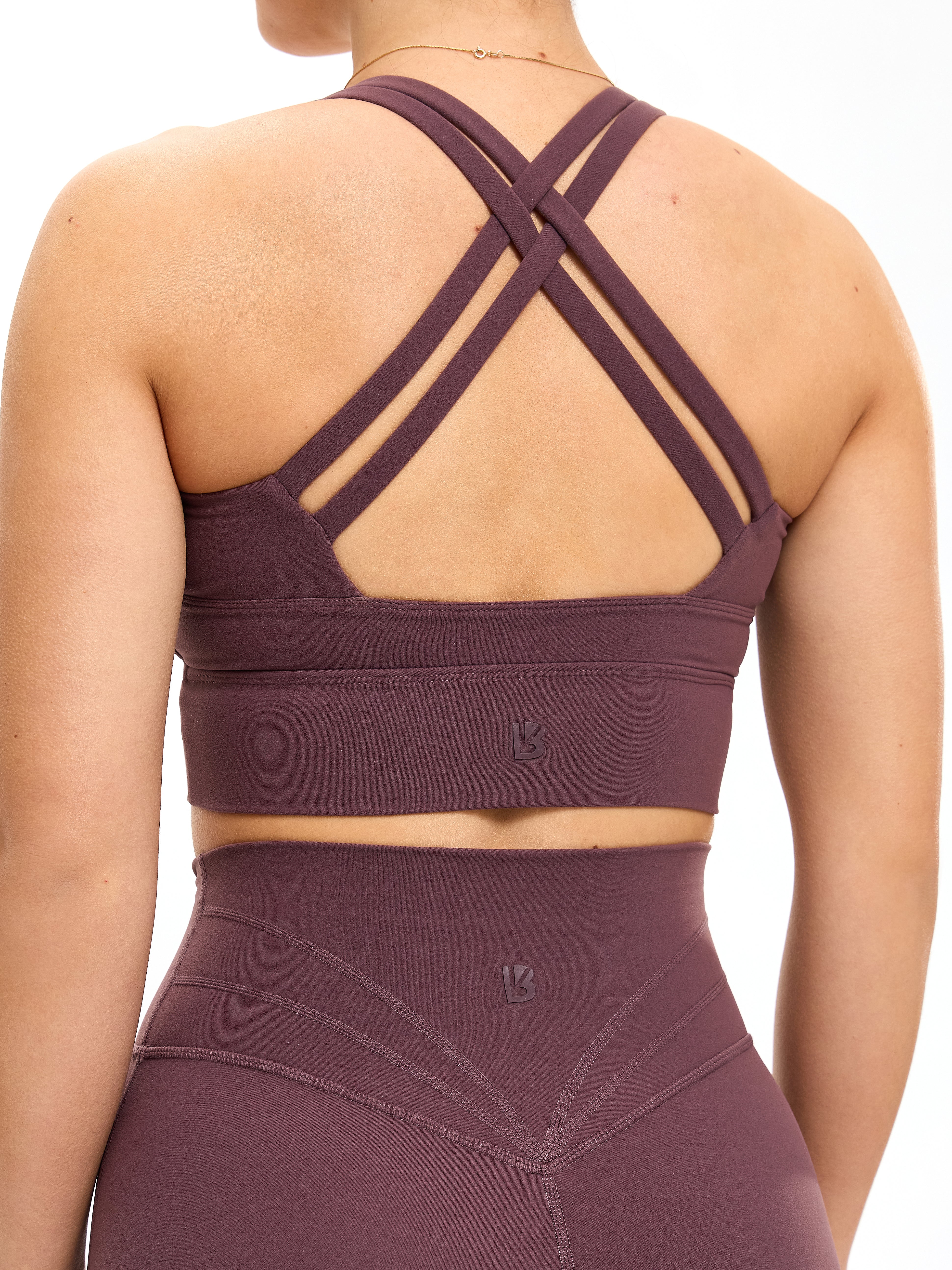 Rosa Sports Bra - Smoked Cherry - Image 7