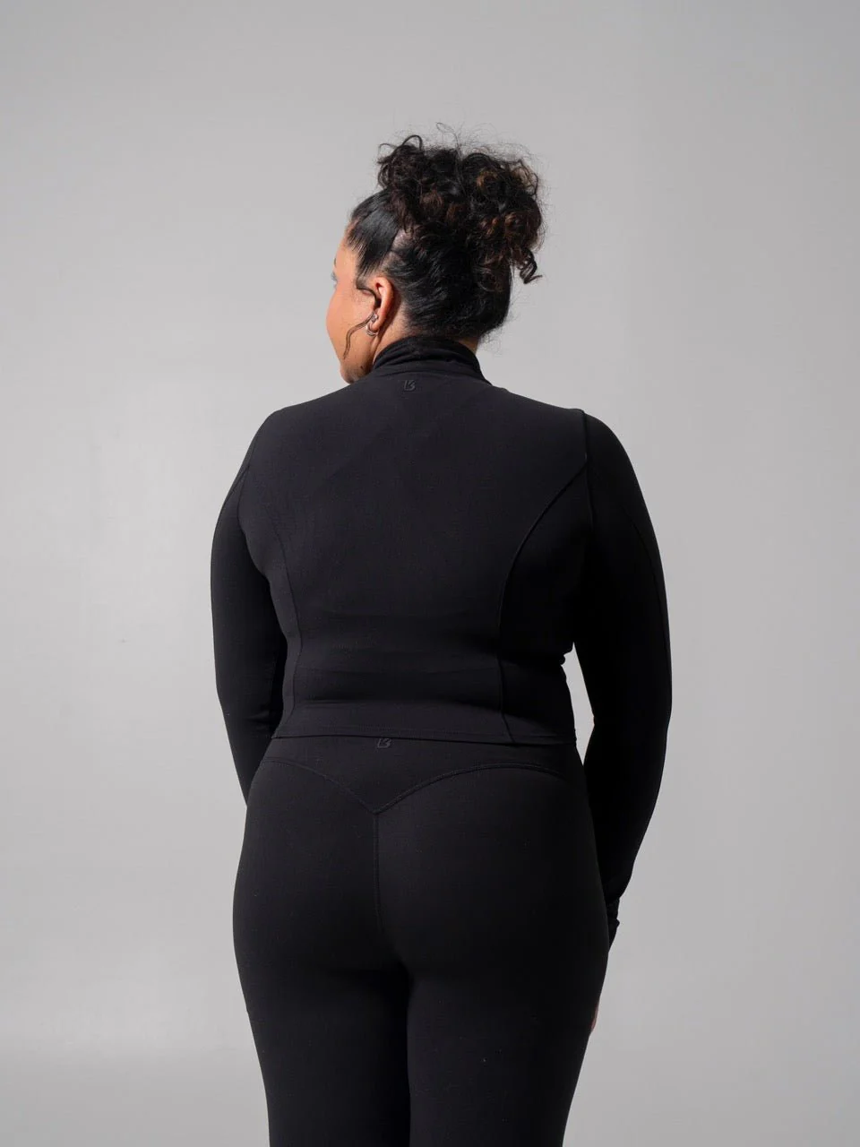 Rosa Waist Length Jacket - Onyx Black - Image 4