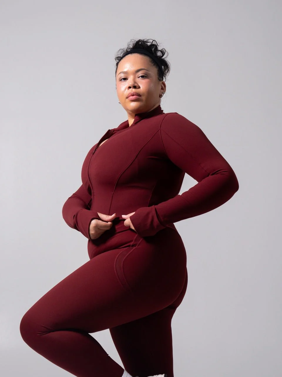 Rosa Waist Length Jacket - Vineyard - Image 3