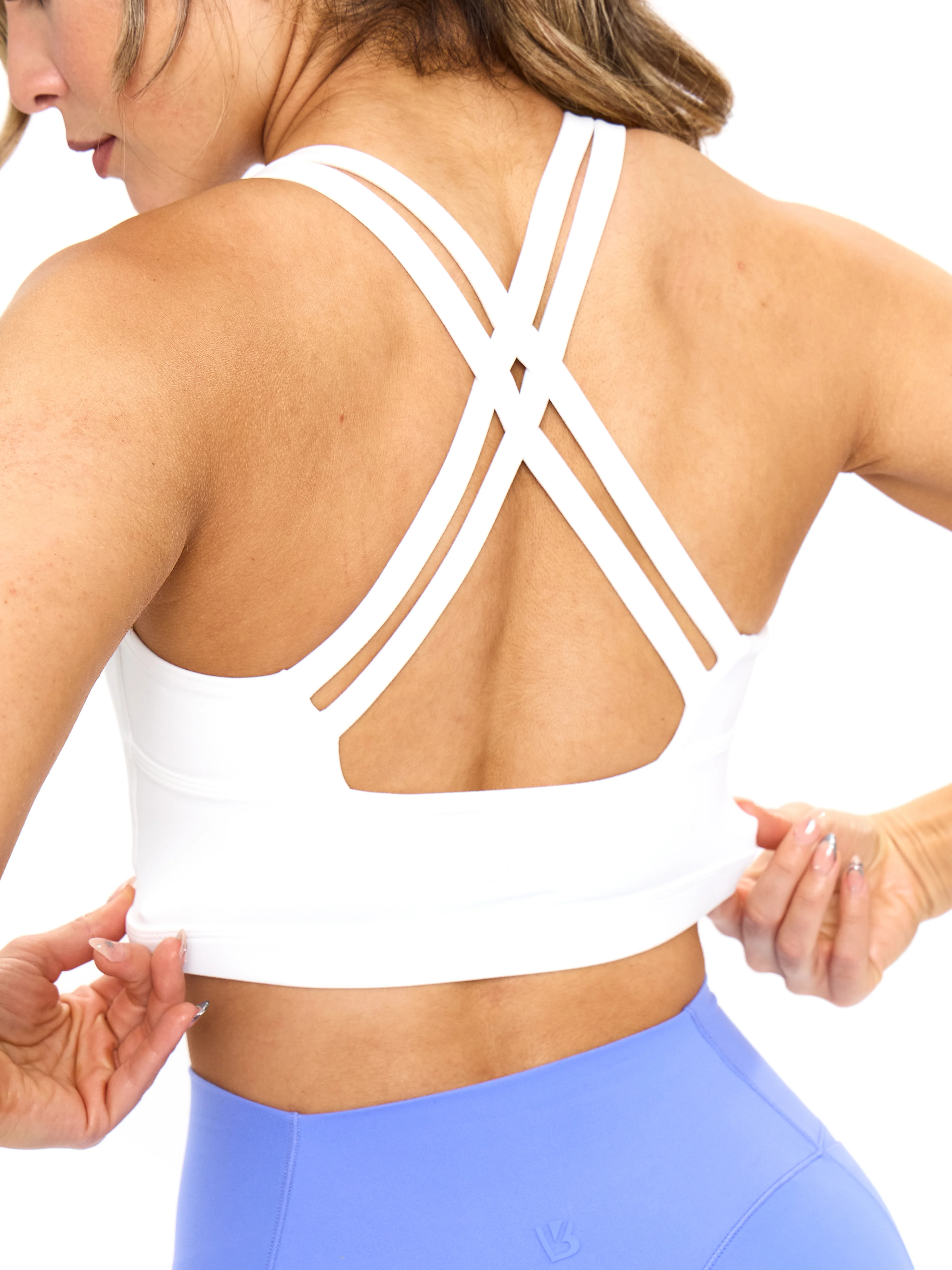 Rosita Sports Bra- White - Image 4