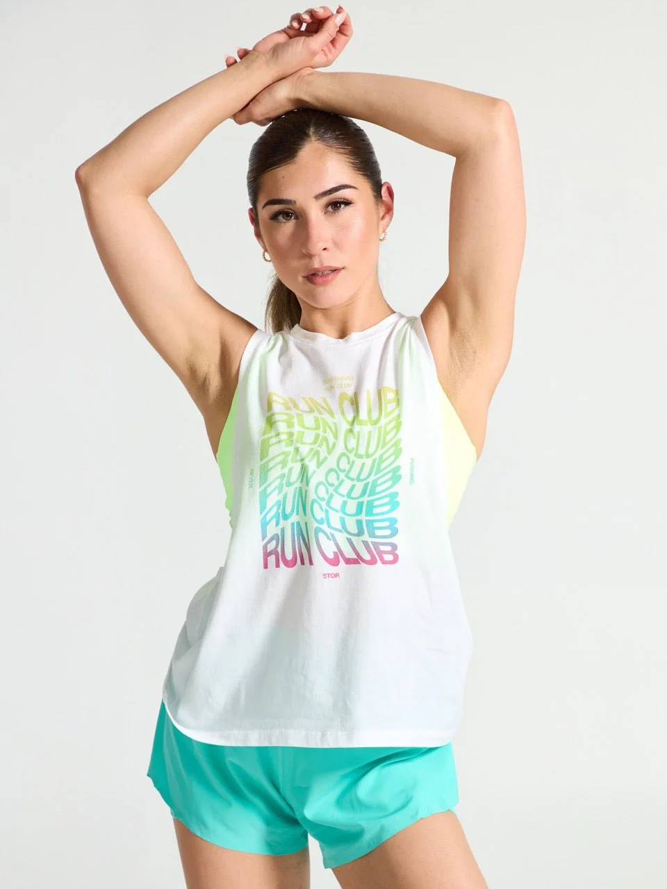 Run Club Tank - White - Image 6