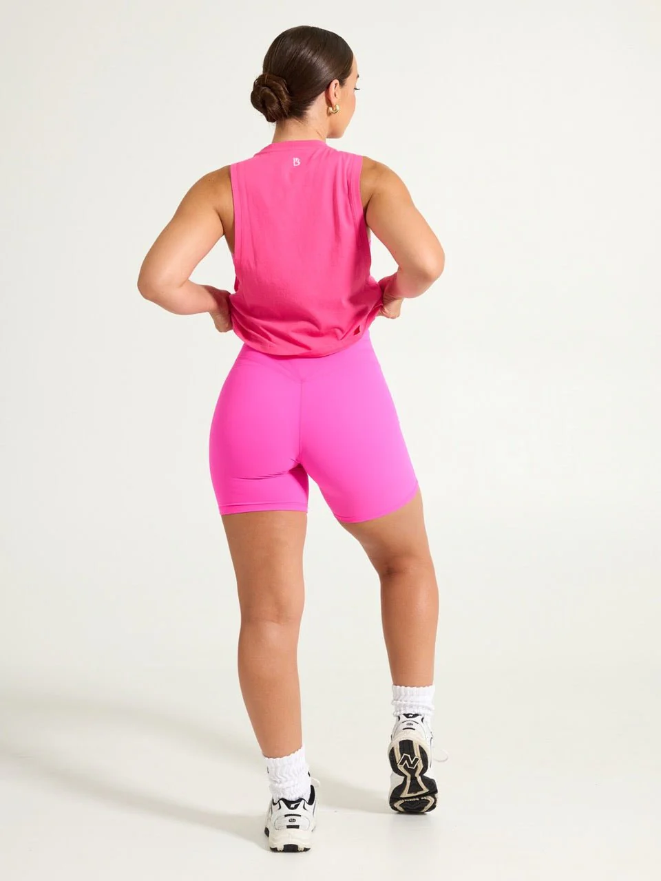 Run Crop Tank - Pink Crush - Image 4