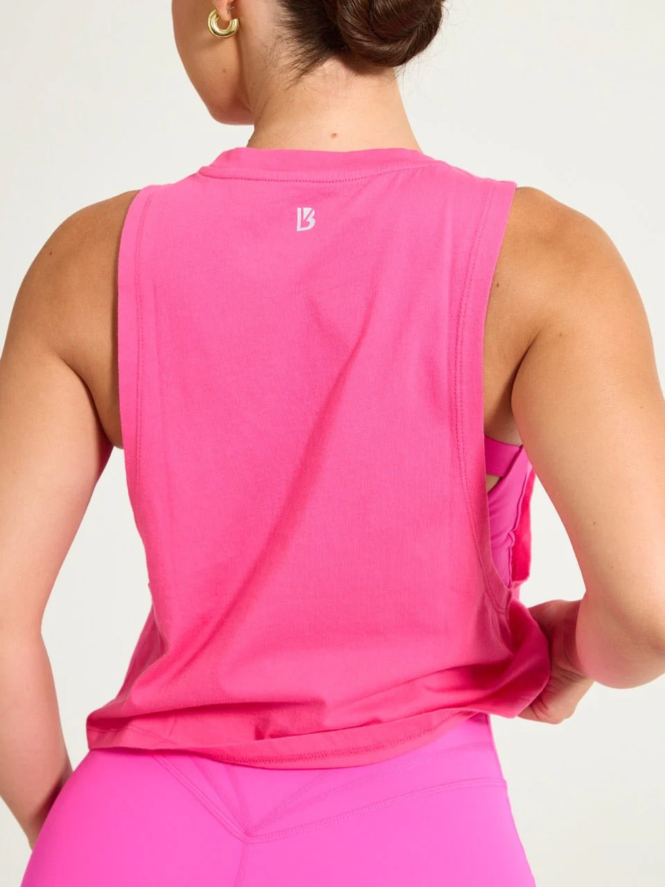 Run Crop Tank - Pink Crush - Image 6