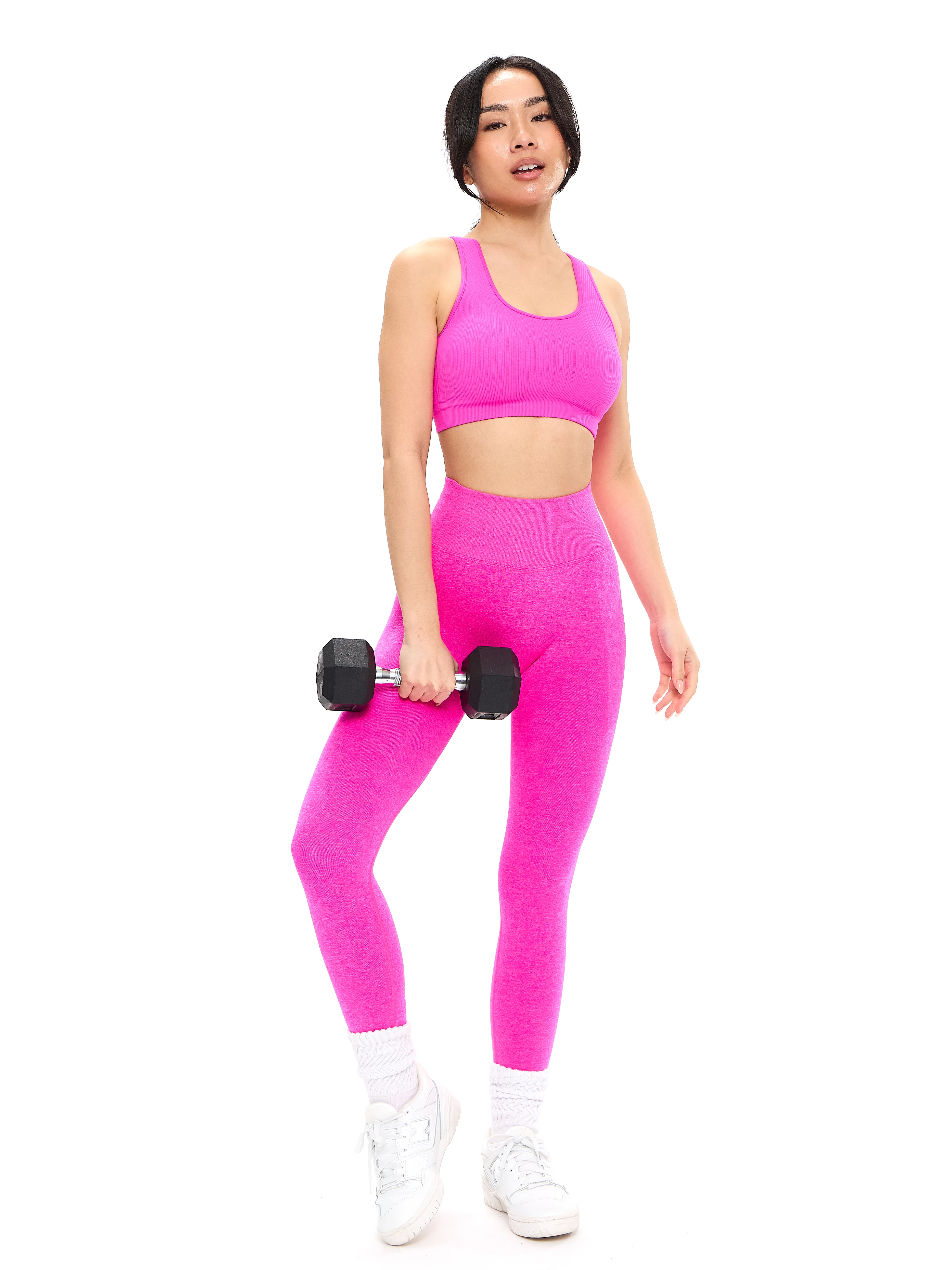 Scoop Seamless Sports Bra - Hard Candy - Image 3