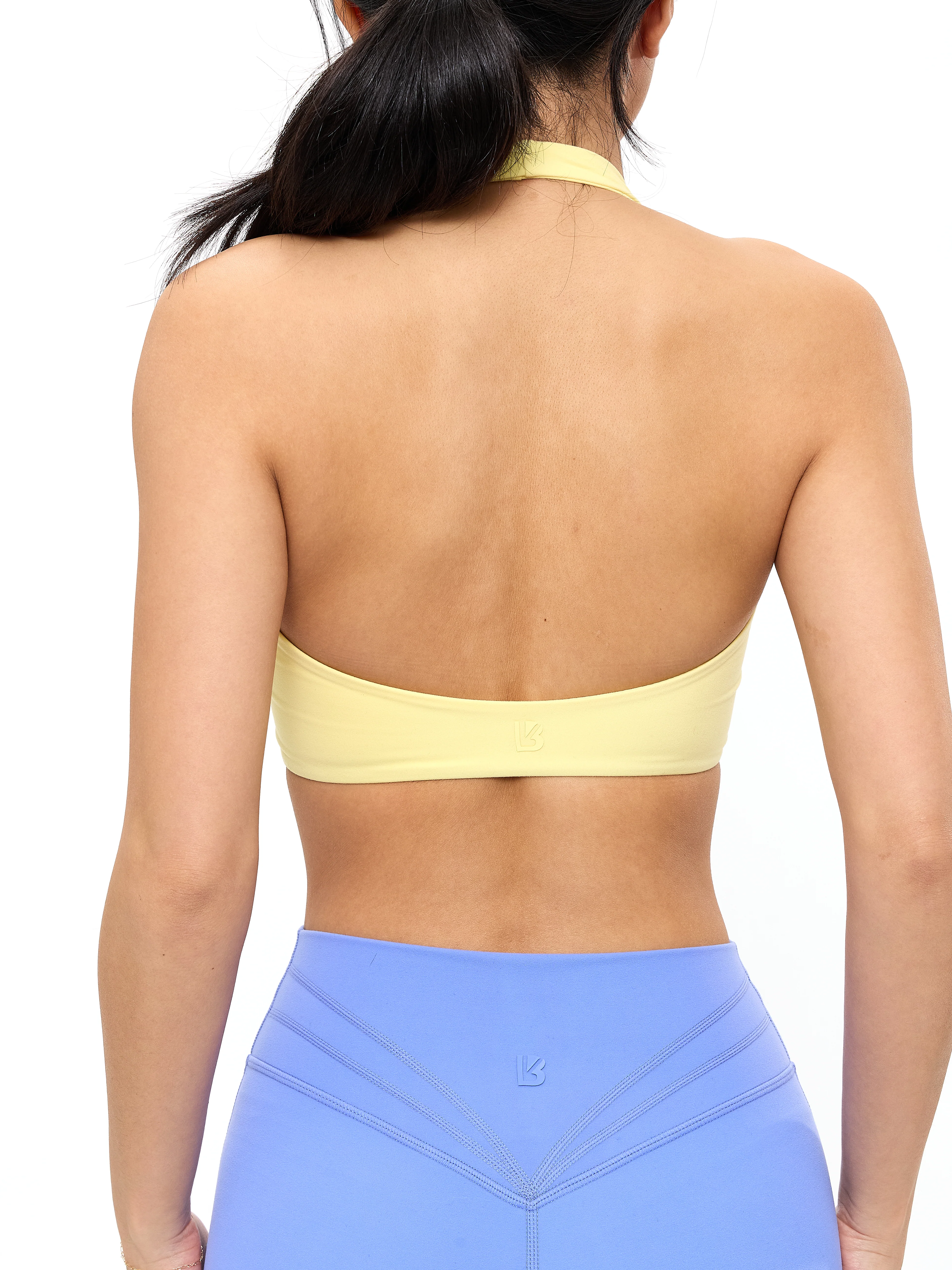 Poshknit Scrunch Halter Sports Bra - Sunbeam - Image 4