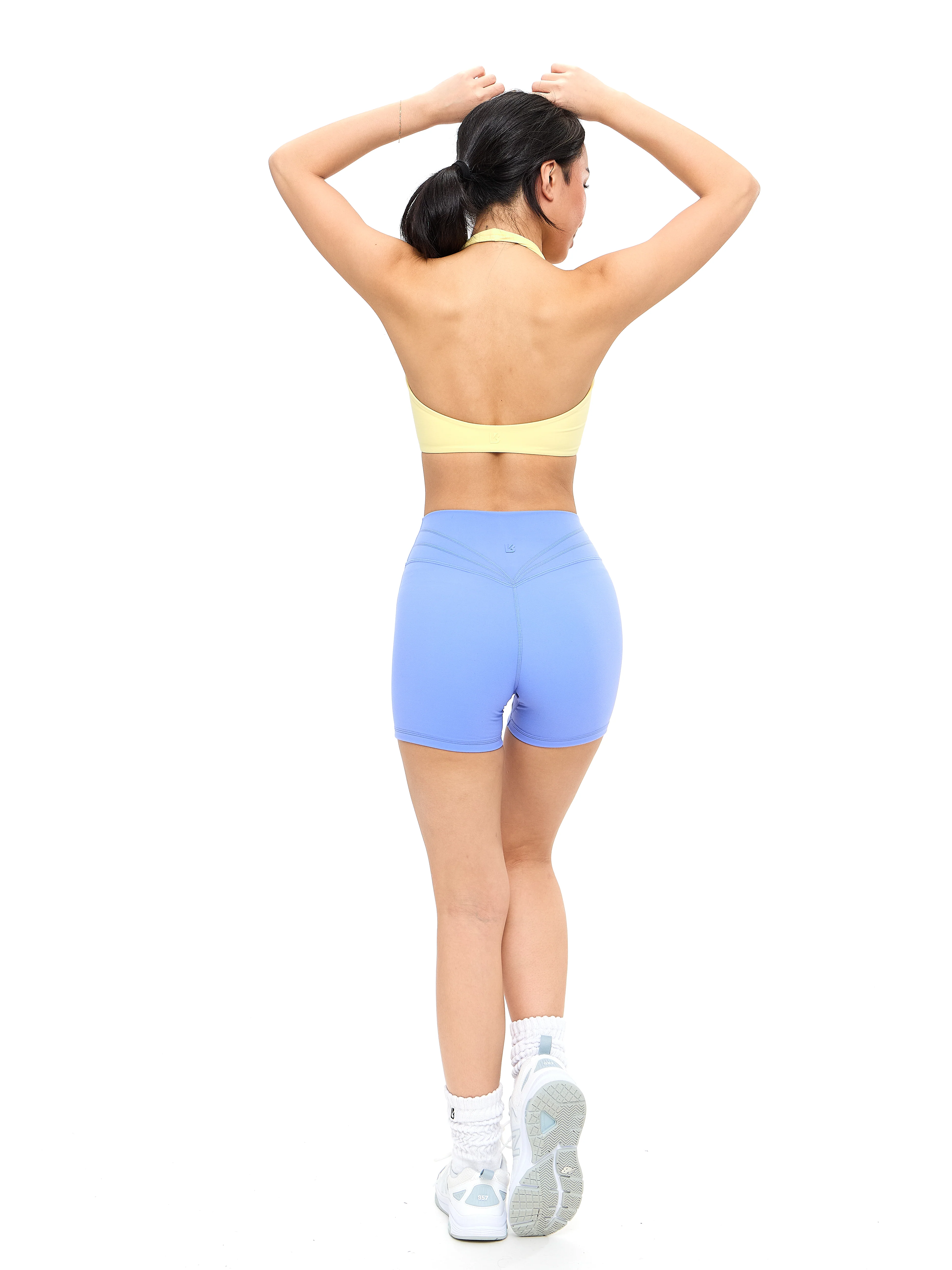 Poshknit Scrunch Halter Sports Bra - Sunbeam - Image 5