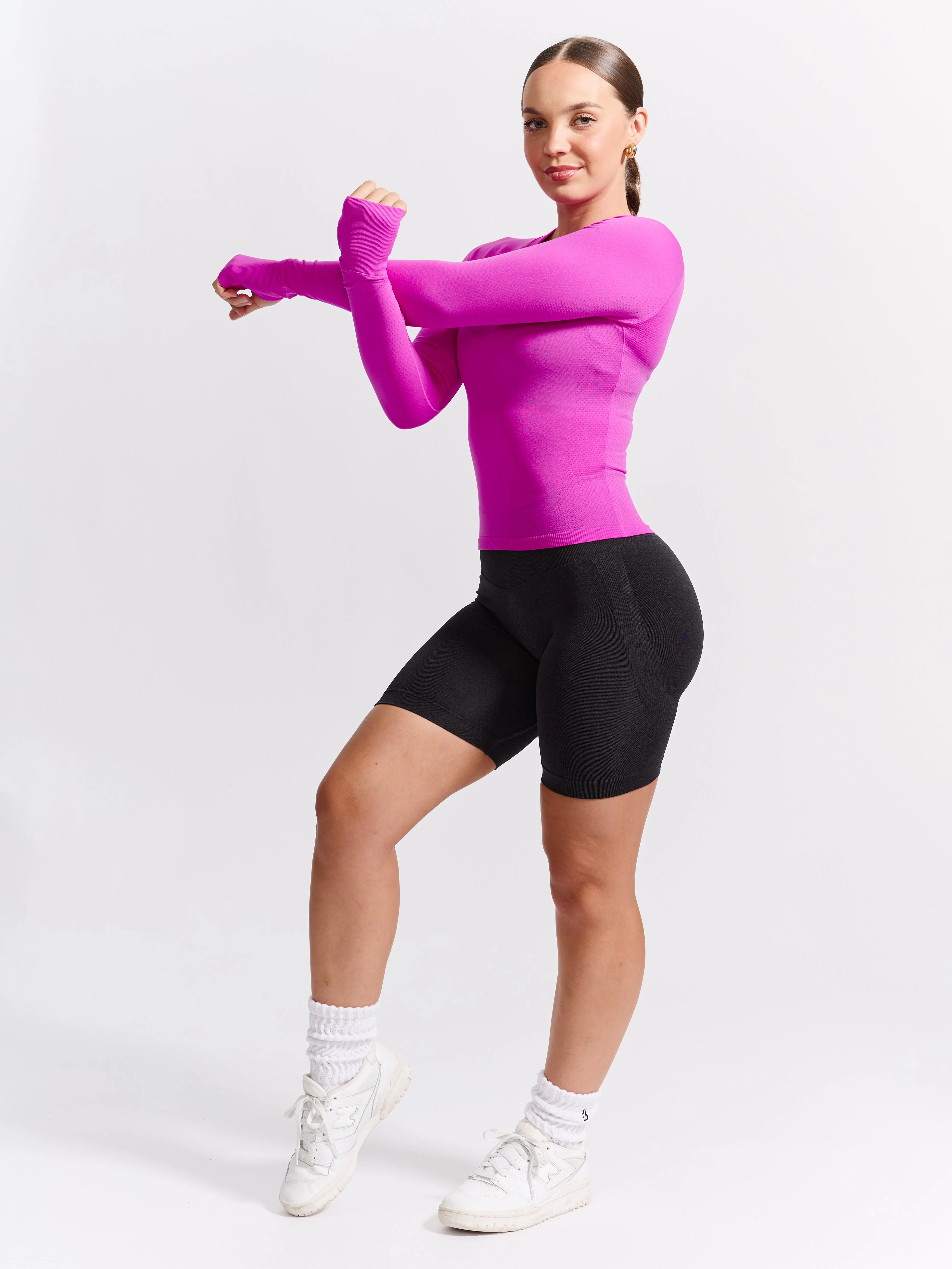 Seamless Long Sleeve Baby Tee - Pop Rocks - Image 2