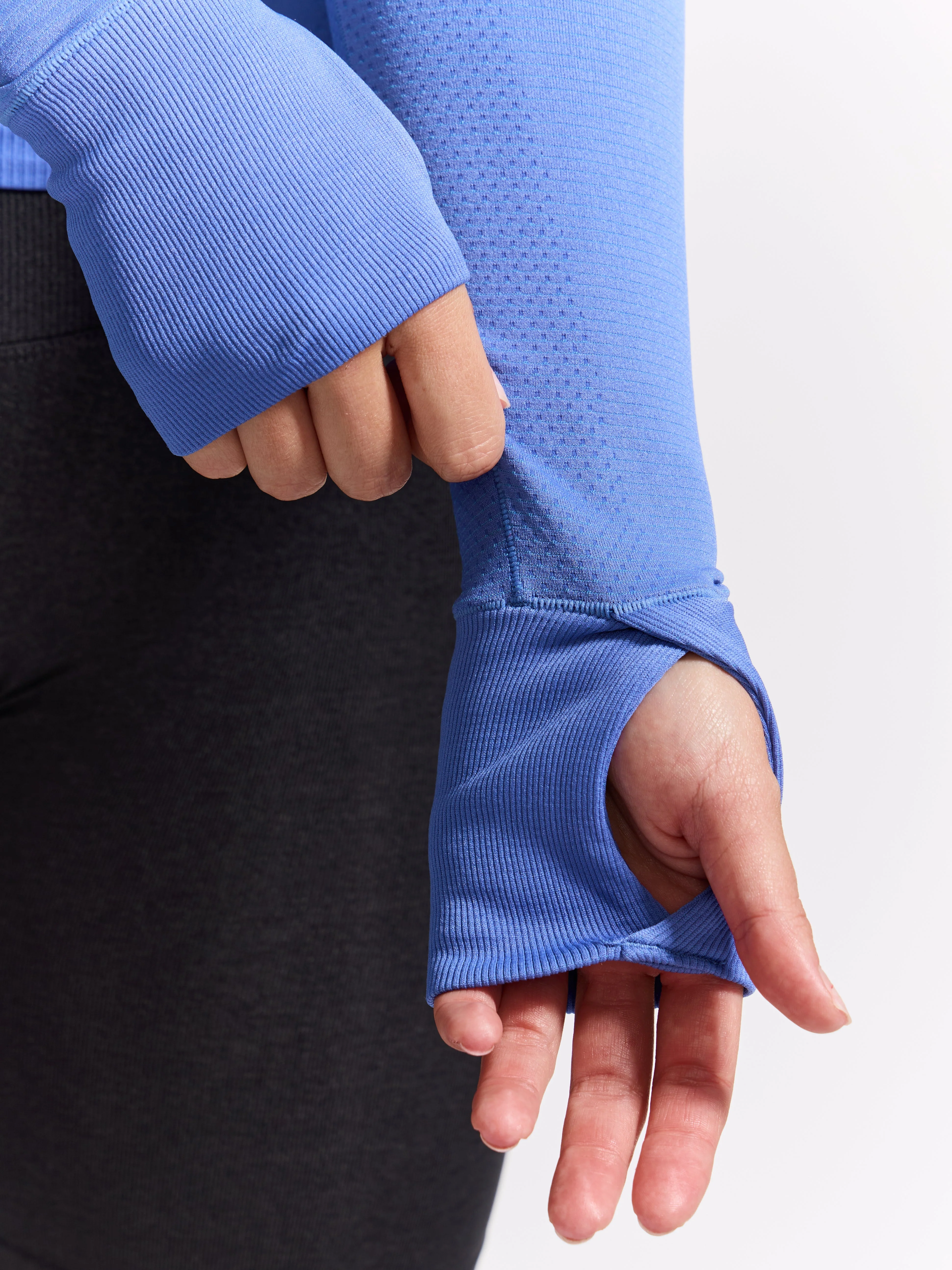 Seamless Long Sleeve Baby Tee - Ultraviolet - Image 6