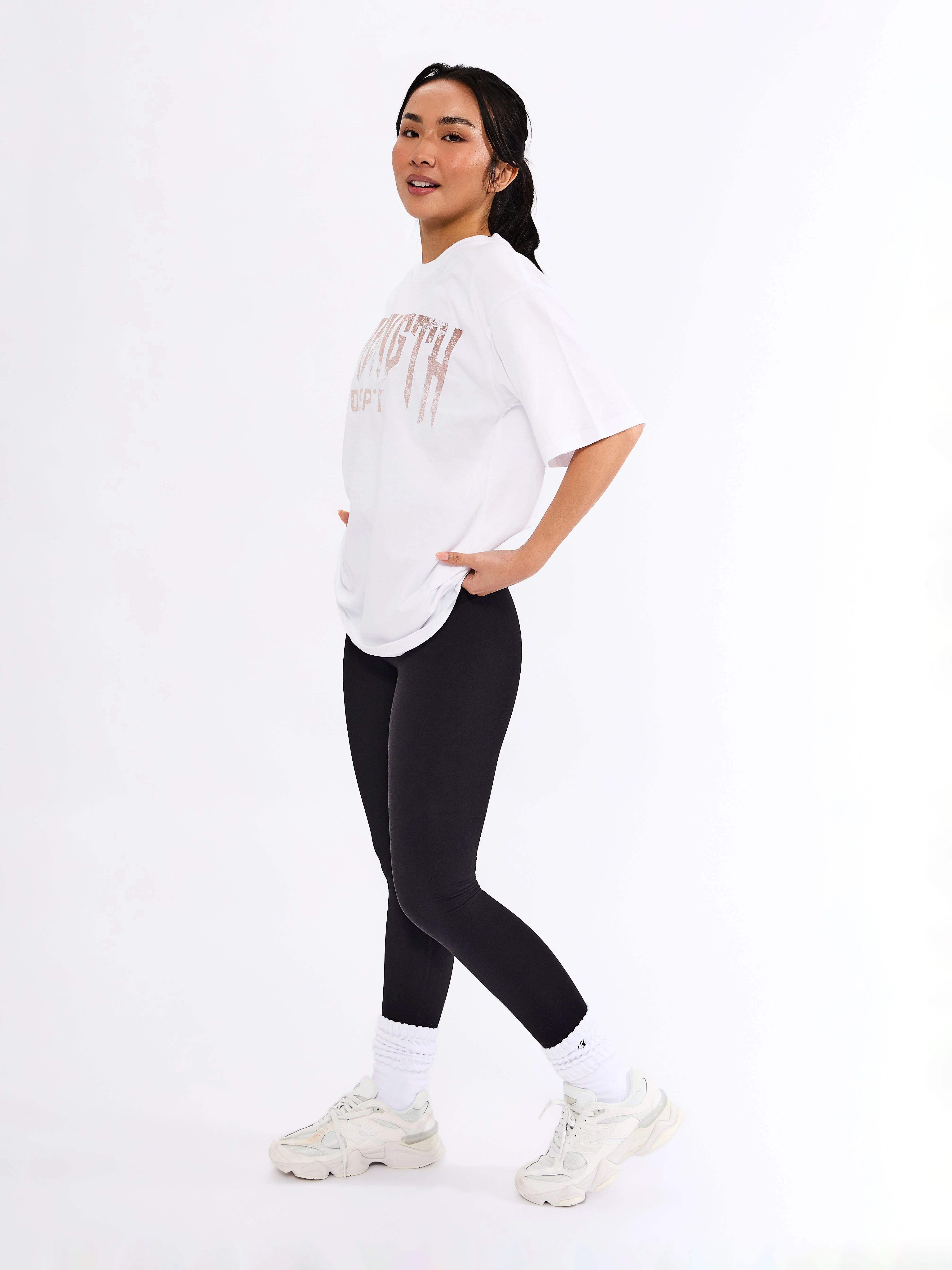 Set Short Sleeve Tee - White - Image 3