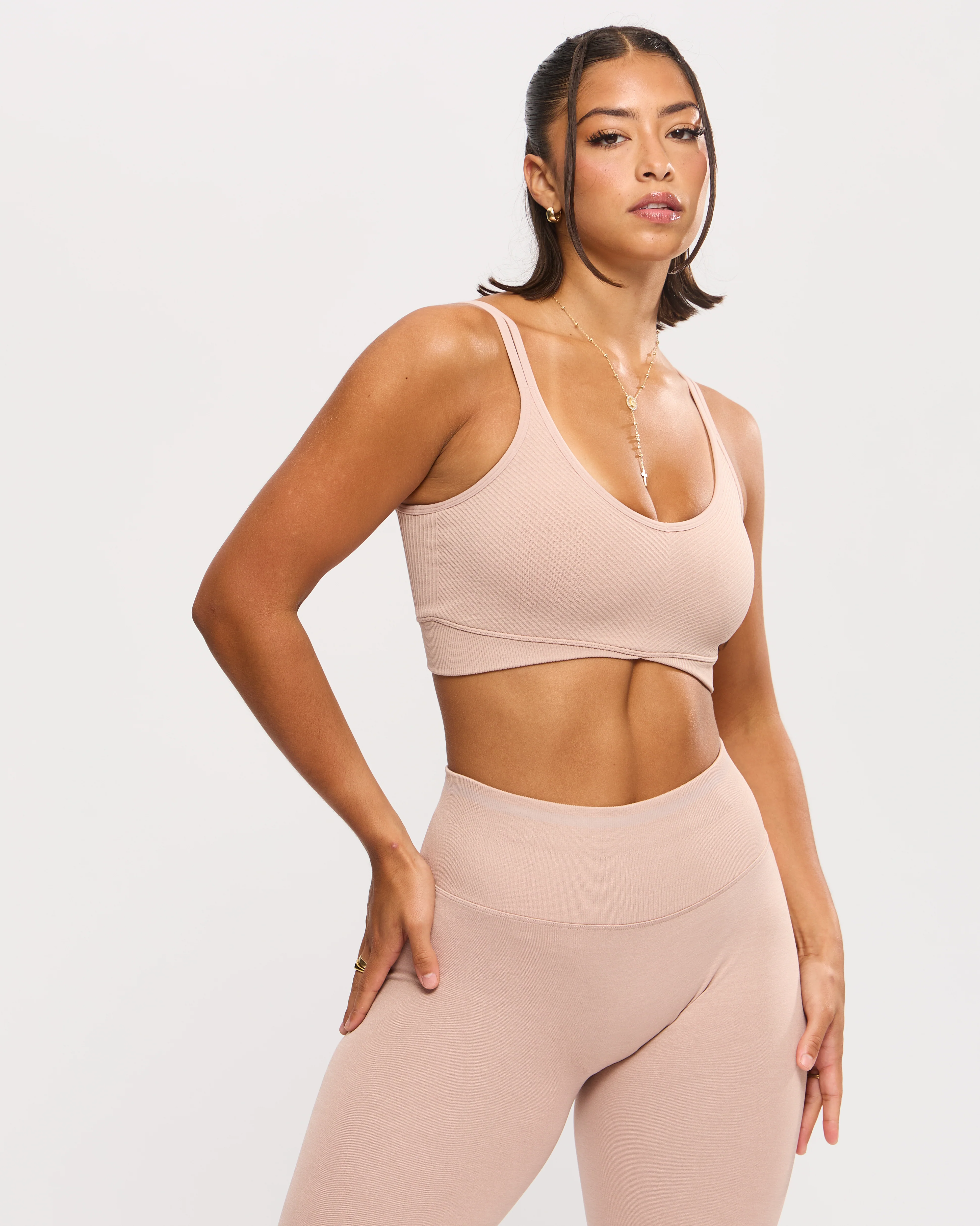 Shape Seamless Sports Bra - Berry Ice - Image 2