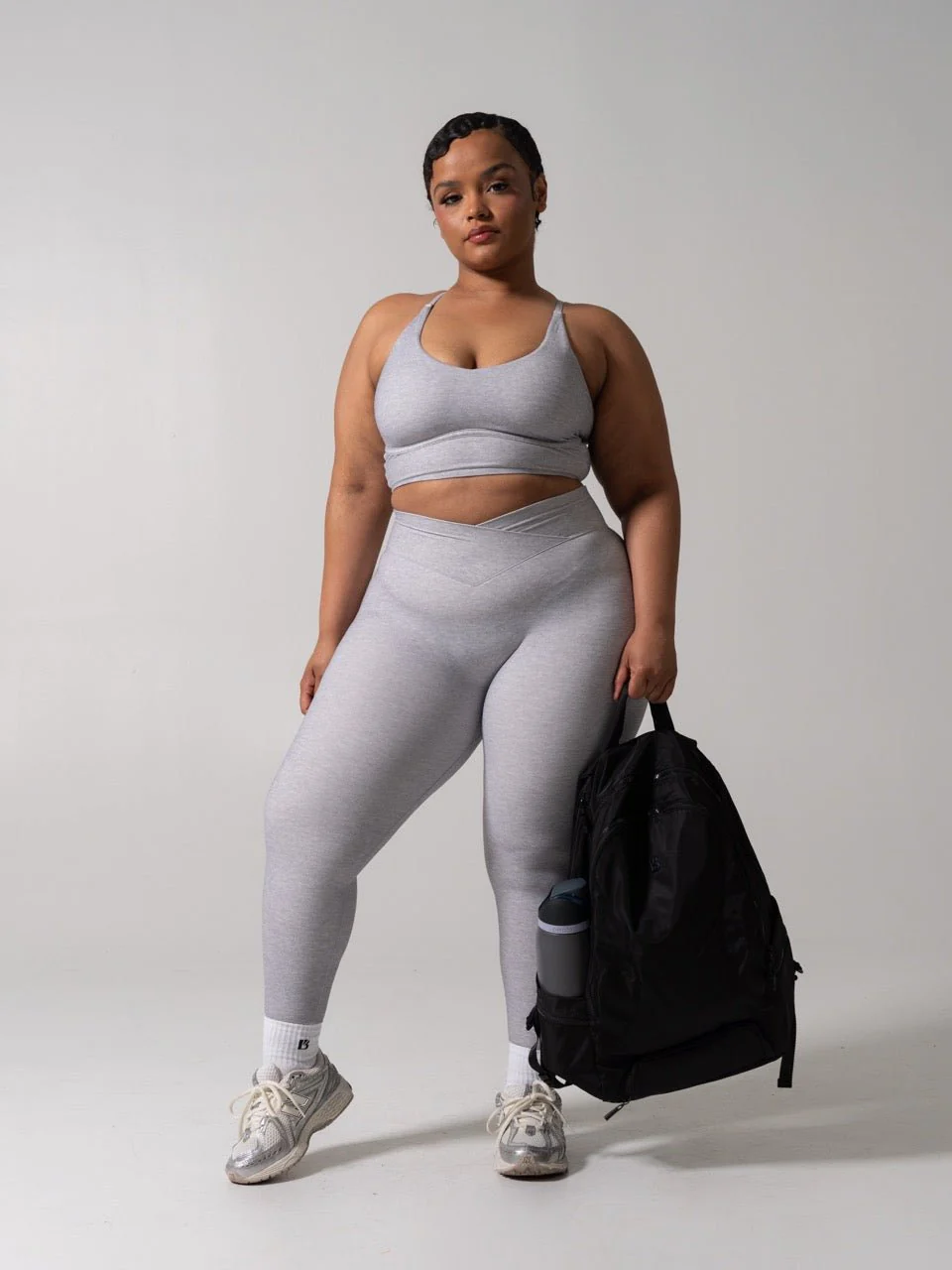 Siren Scrunch Legging - Platinum - Image 2