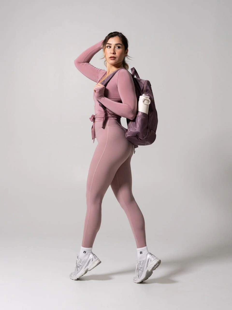 Siren Scrunch Legging - Rose Water - Image 2