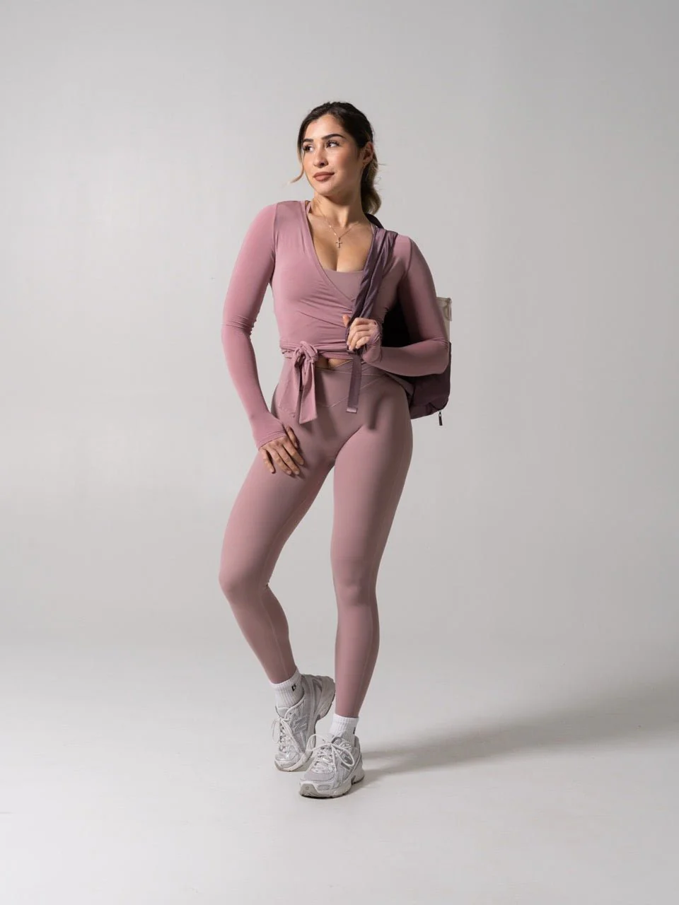 Siren Scrunch Legging - Rose Water - Image 3