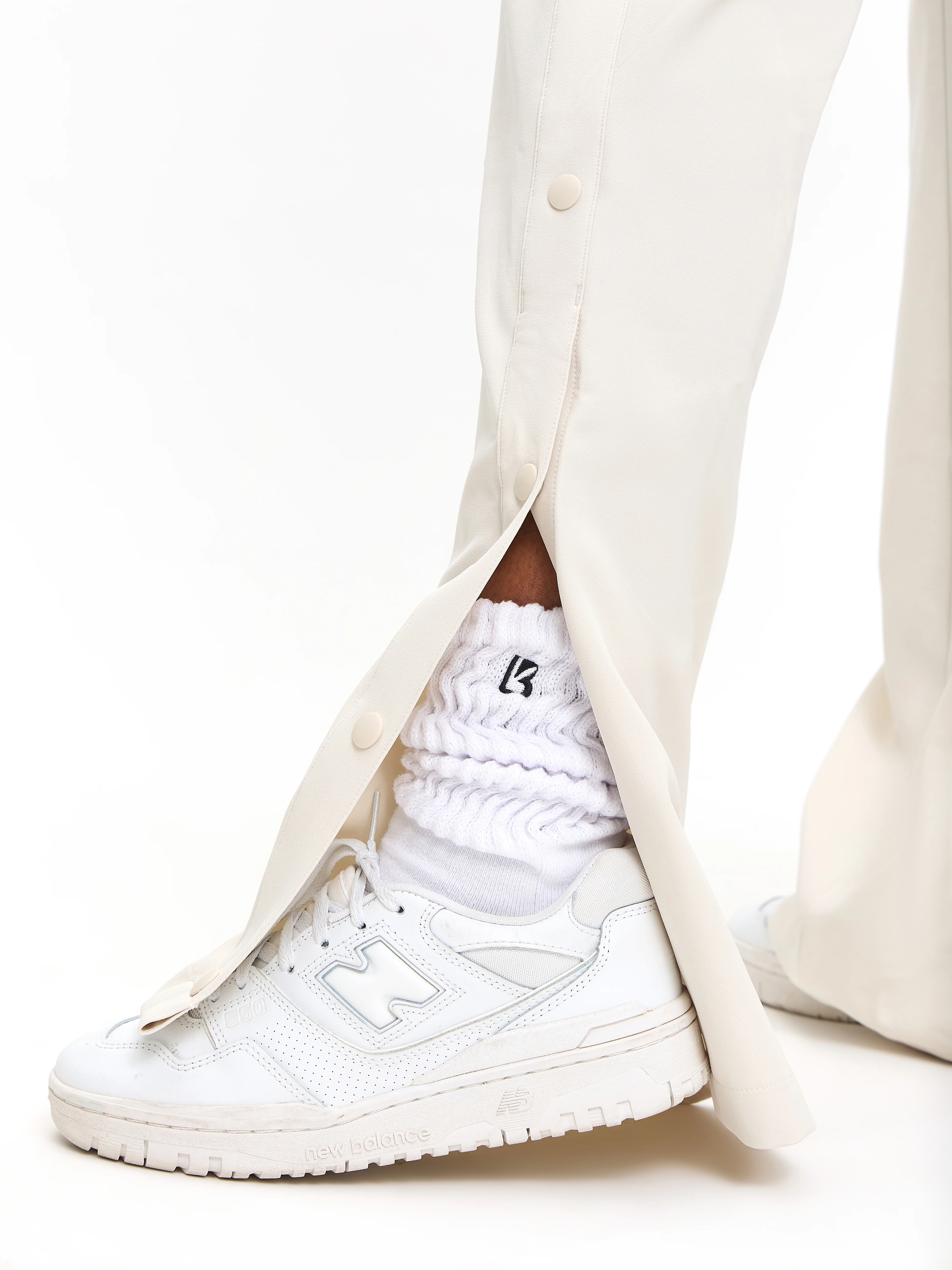 Snap Side Pant - Bone - Image 5